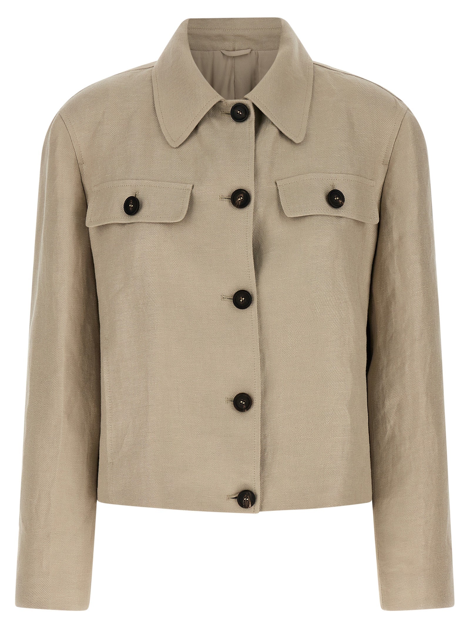 Brunello Cucinelli Beige Linen Blazer