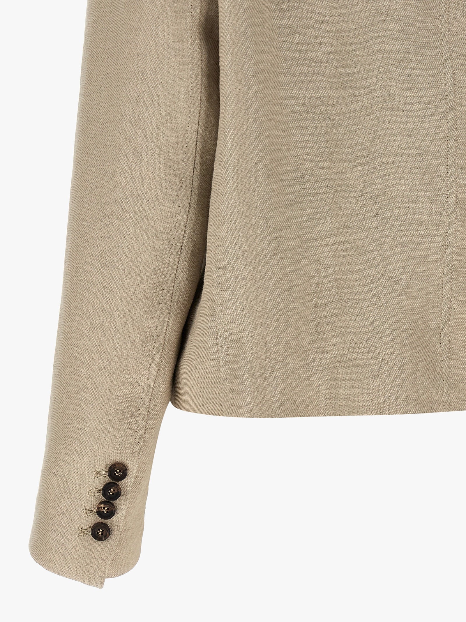 Brunello Cucinelli Beige Linen Blazer