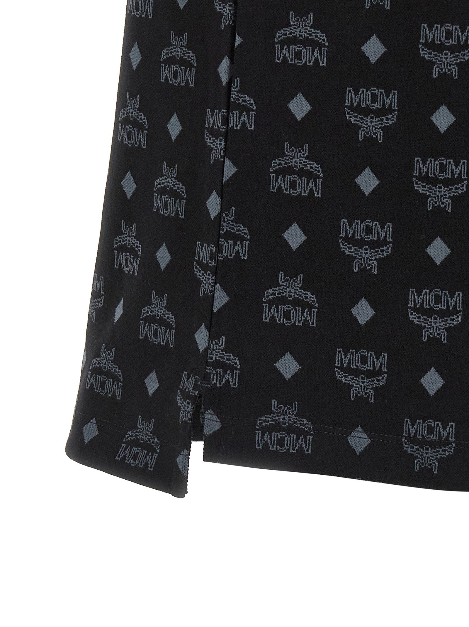 MCM Black Cotton Polo Shirt