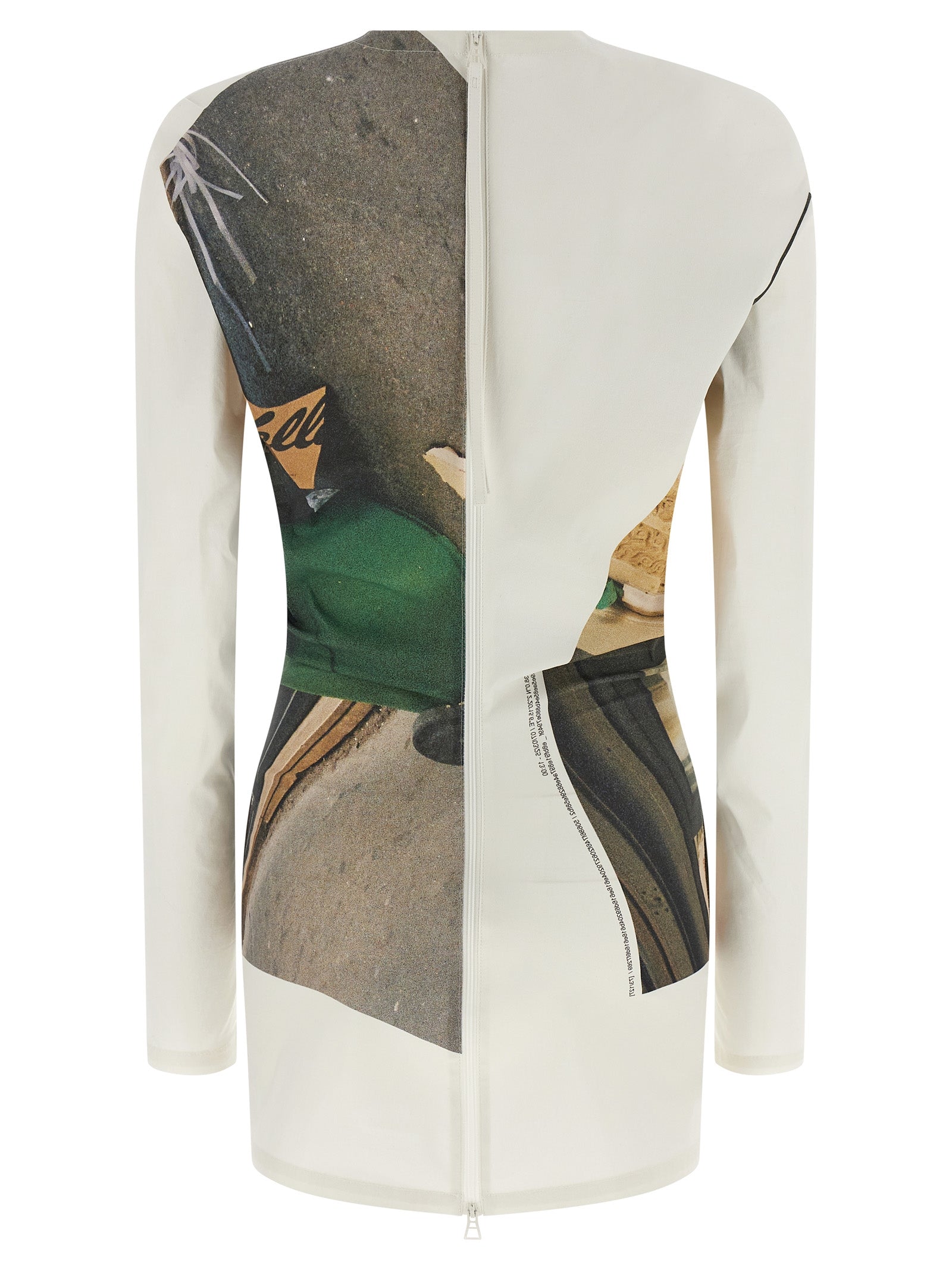 Issey Miyake White Polyamide Cardigan