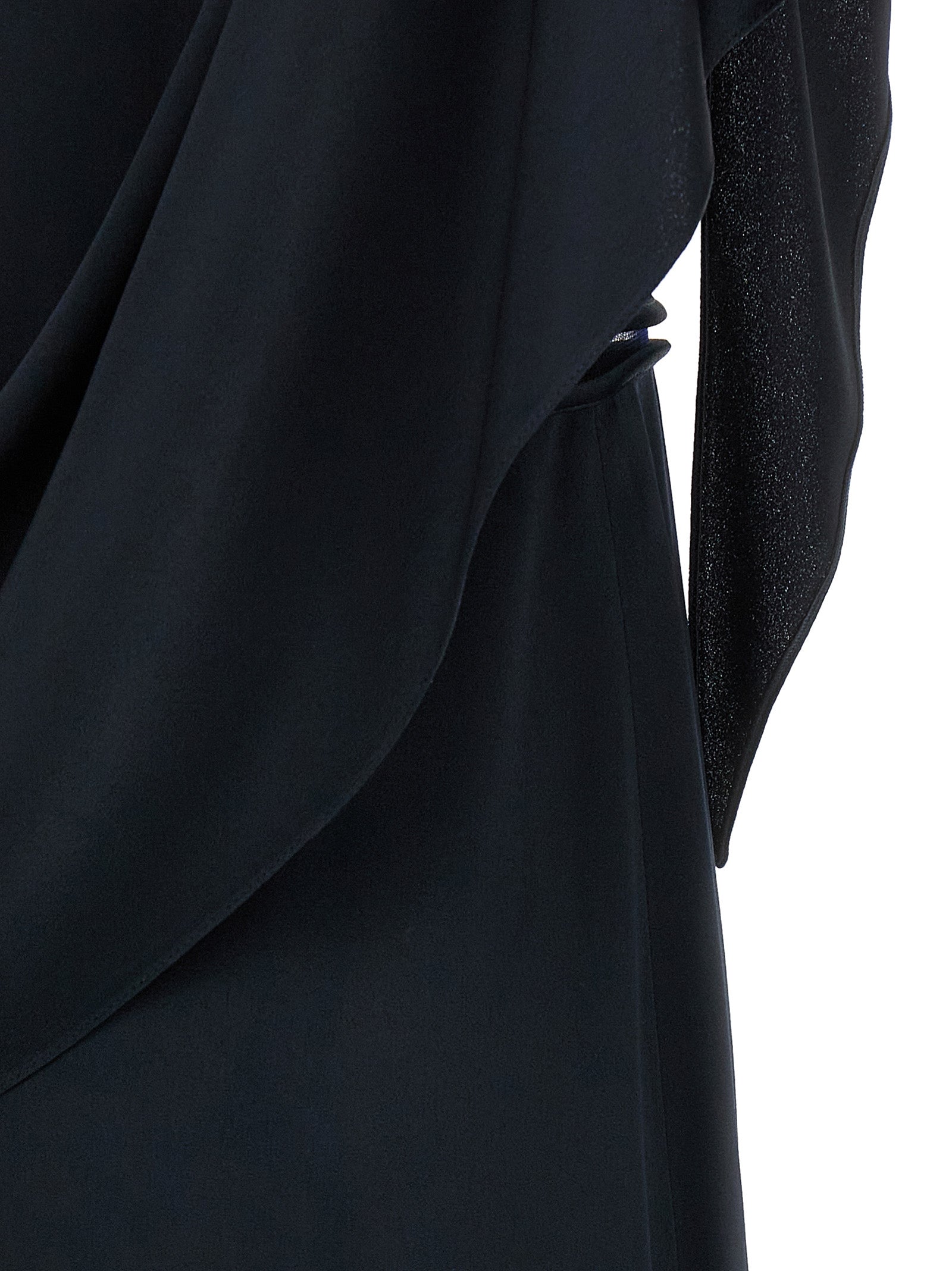 Fabiana Filippi Blue Viscose Midi Dress