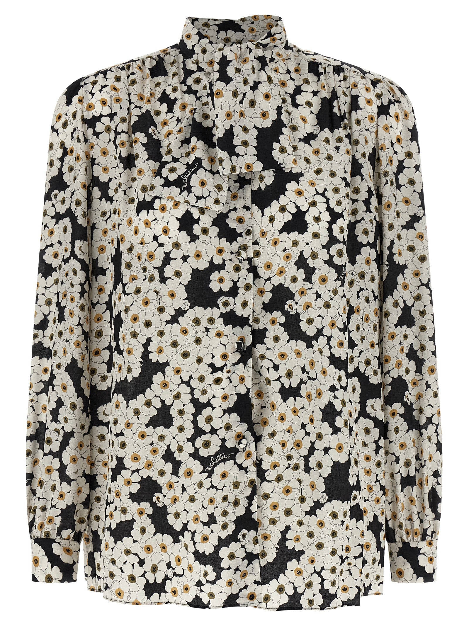 Valentino Garavani Bicolor Silk Blouse