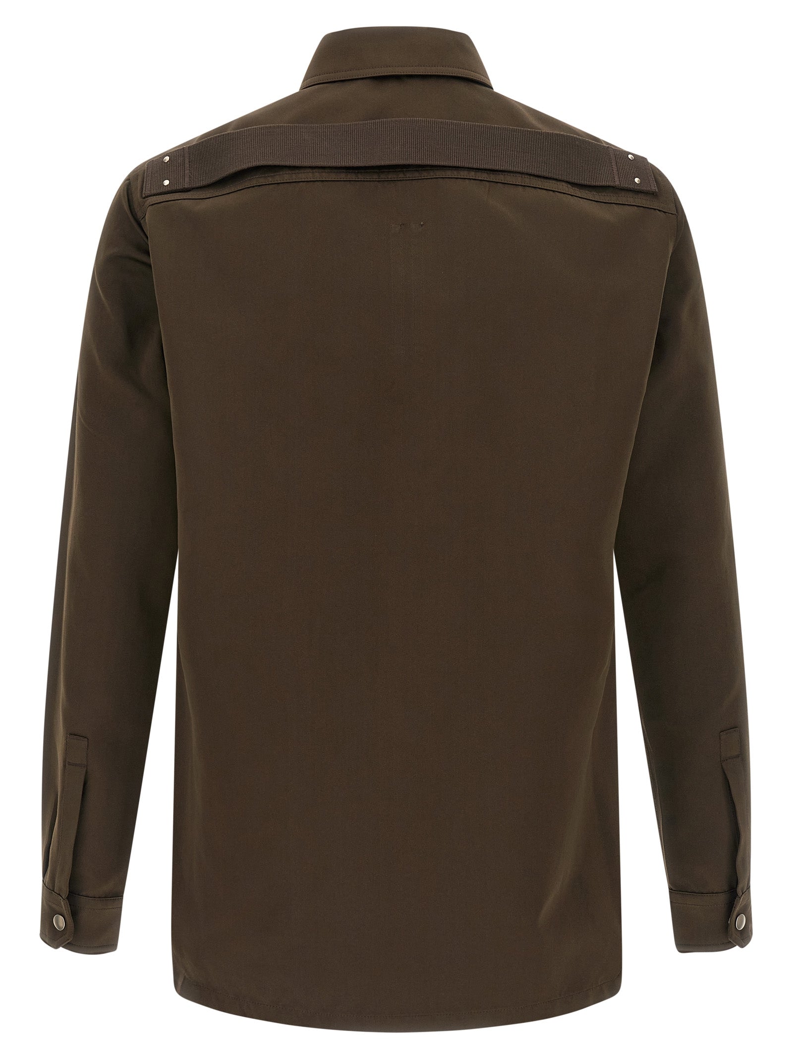 Rick Owens Brown Polyester Blouse