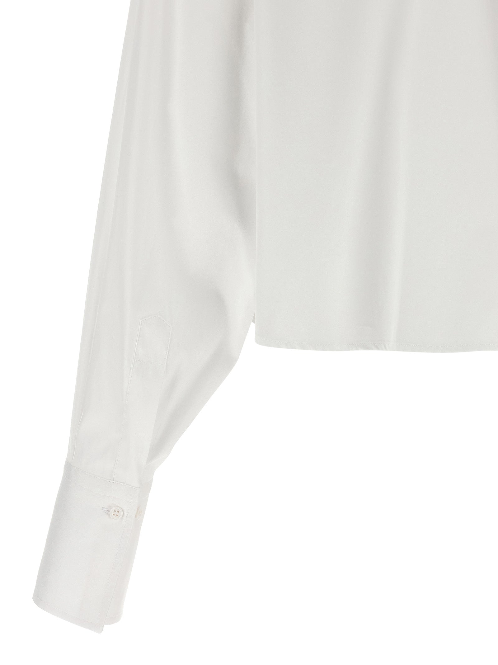 Ermanno Scervino White Cotton Blouse