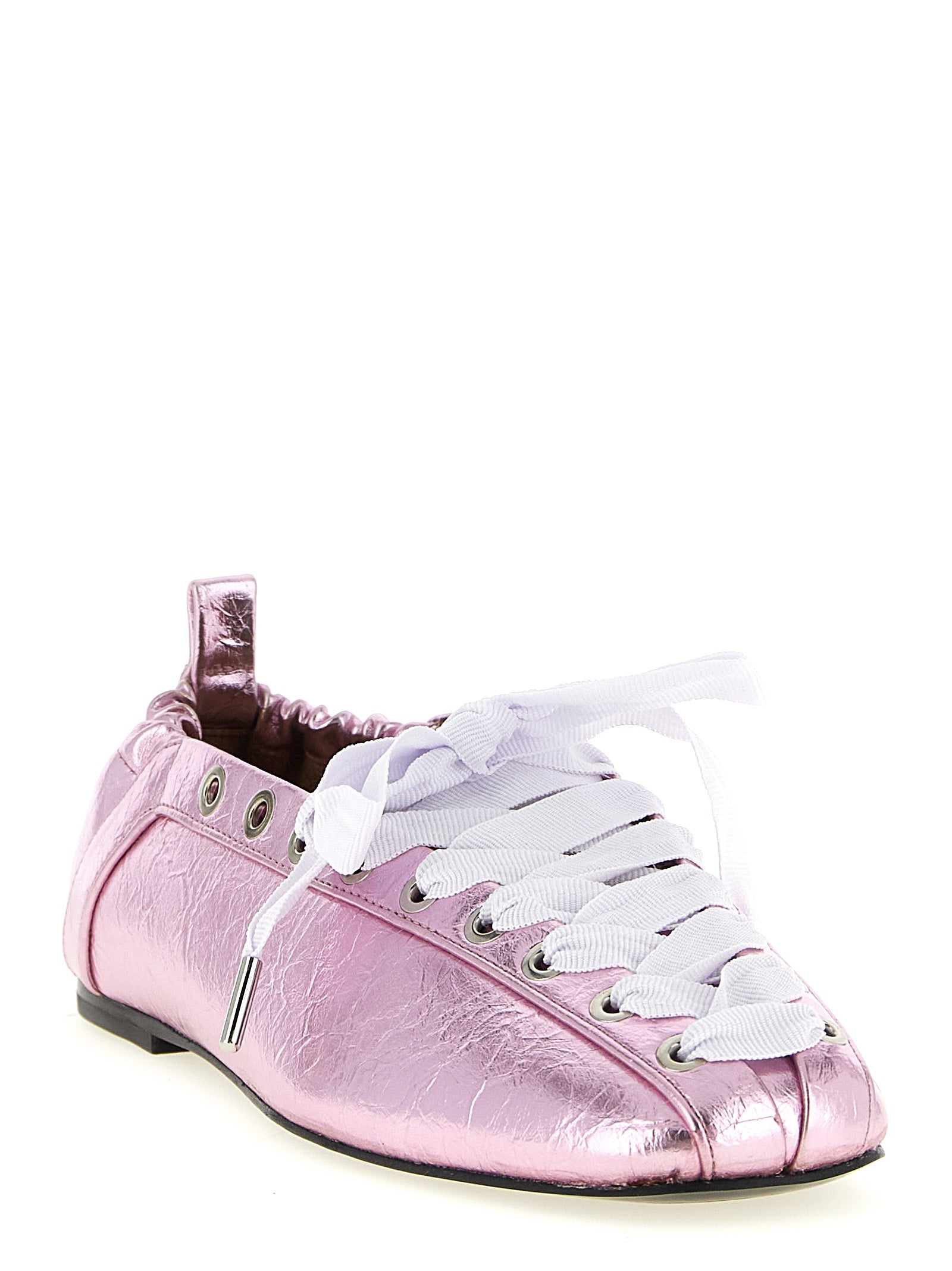 Ganni Multicolor Polyethylene Ballet Flats