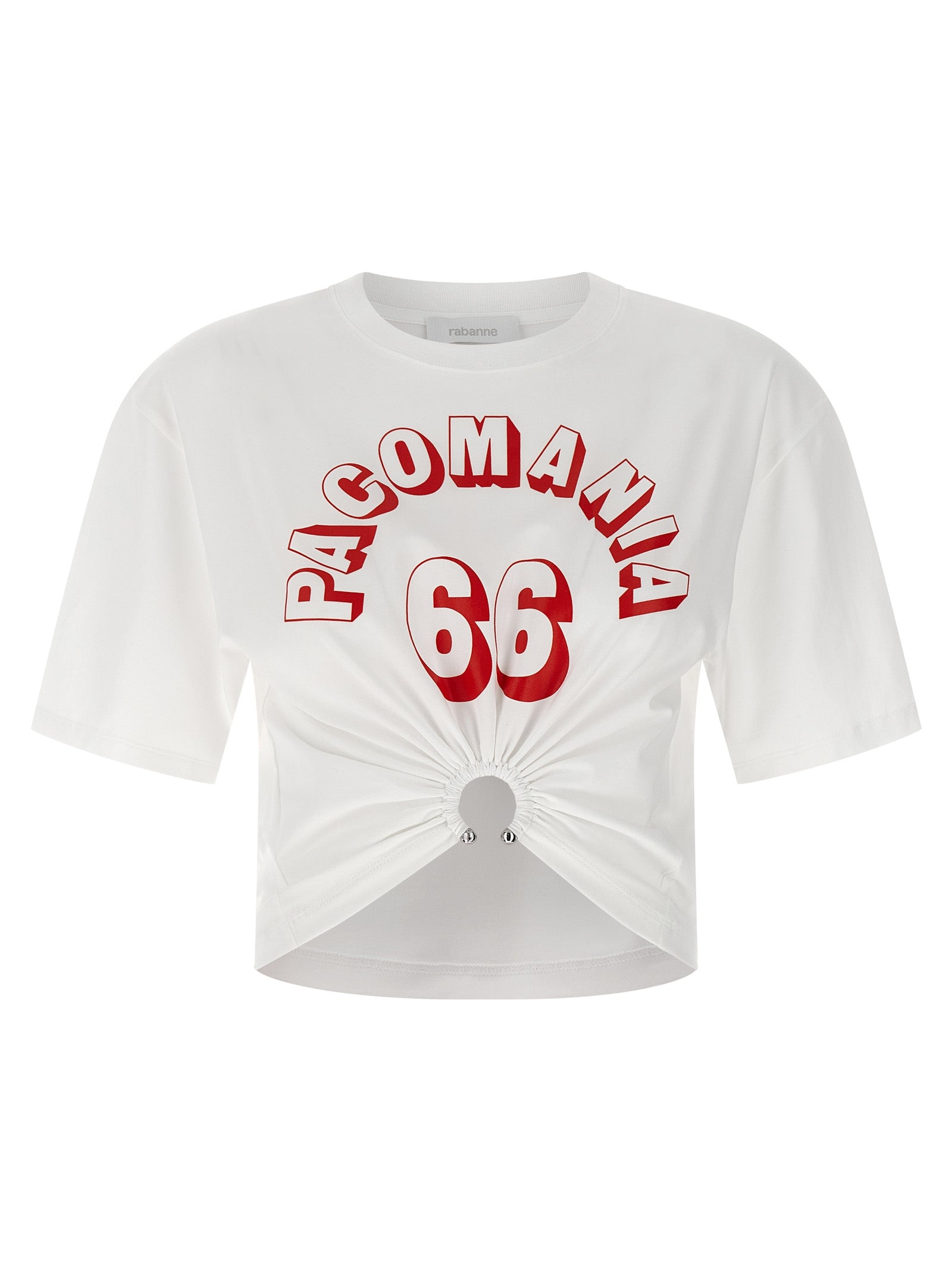 Paco Rabanne White Cotton T-Shirt