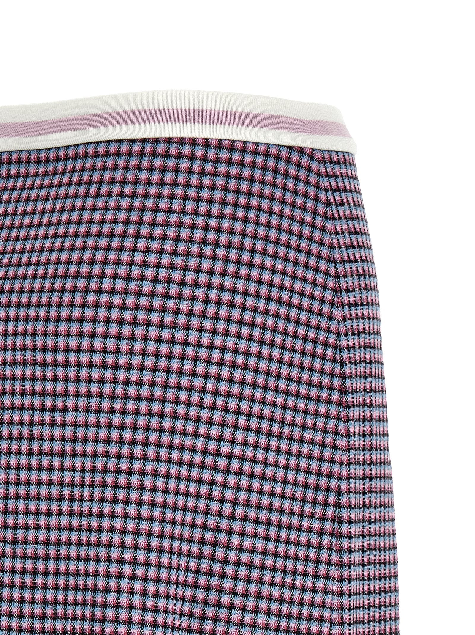 Marni Purple Viscose Long Skirt