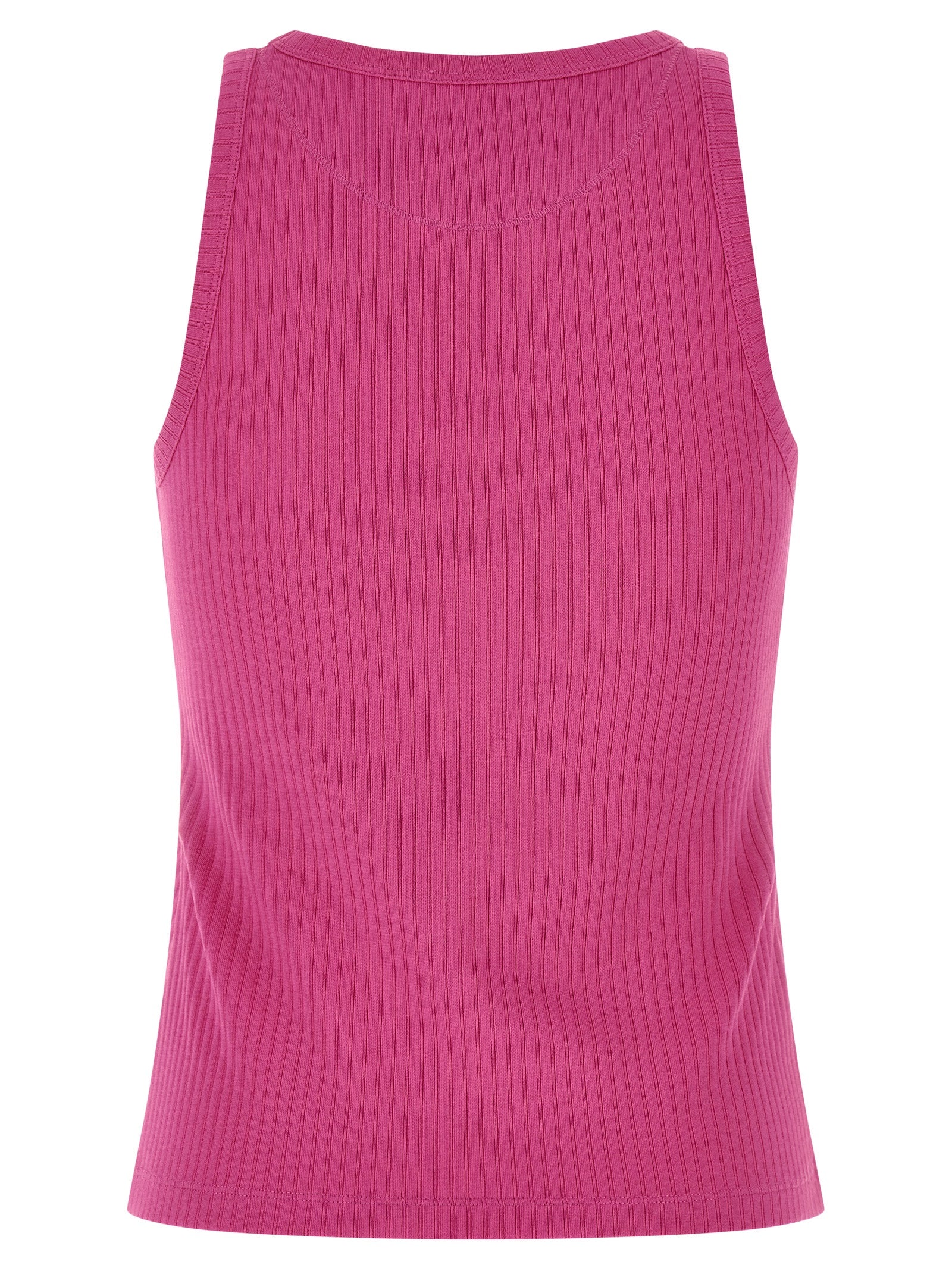 Marni Fuchsia Cotton Sleeveles T-Shirt