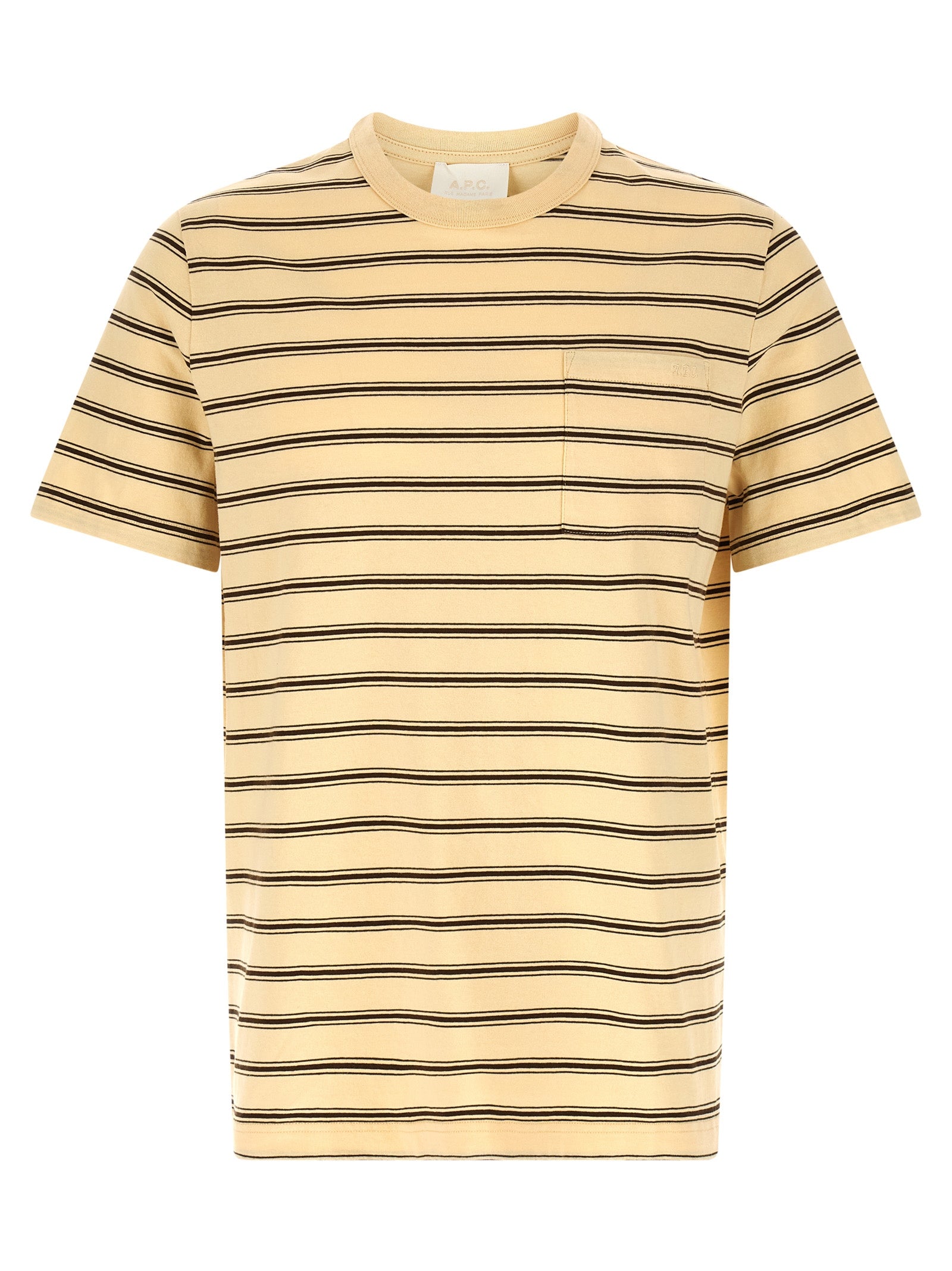 A.P.C. Beige Cotton T-Shirt