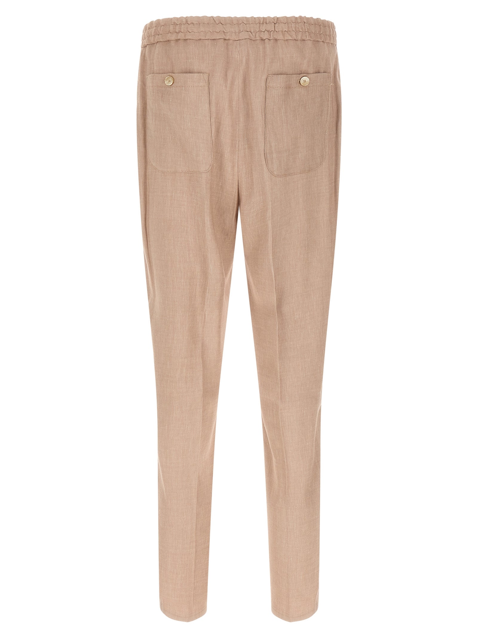 Etro Beige Linen Joggers (Workout Pants)