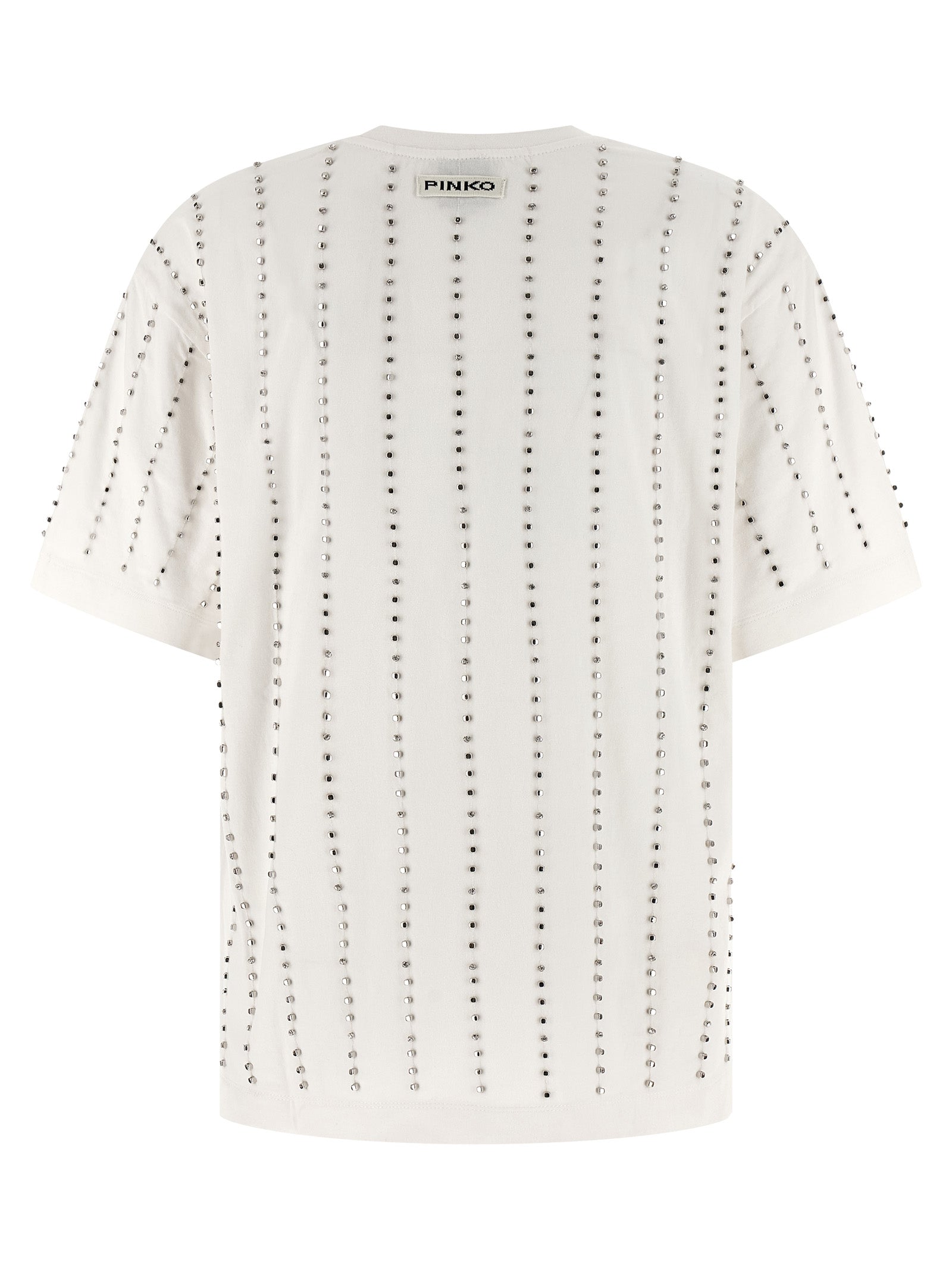 PINKO White Cotton T-Shirt
