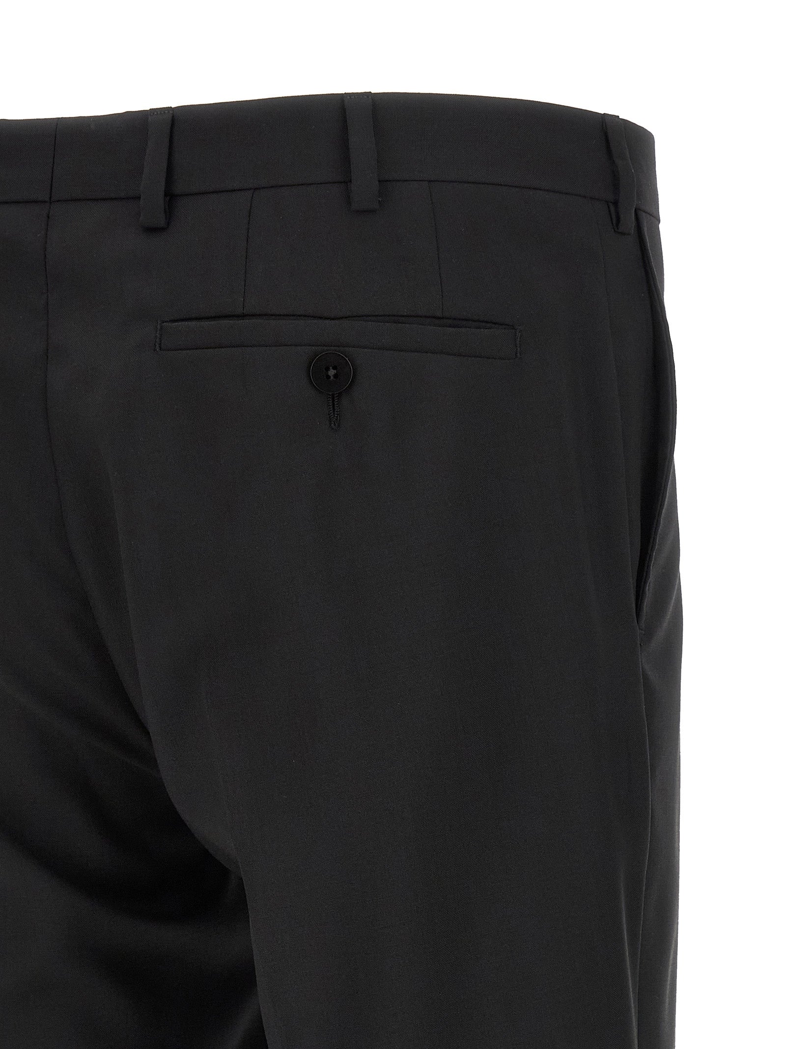 Pal Zileri Black Wool Two-Piece Suit