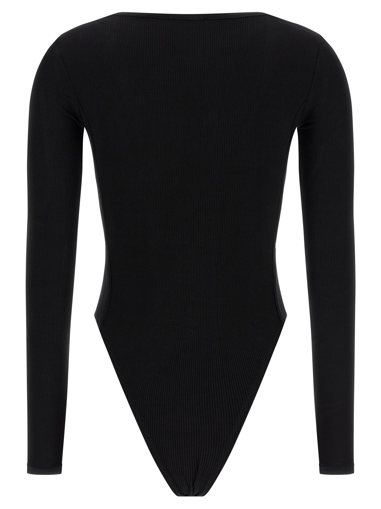 Diesel Black Viscose Bodysuit