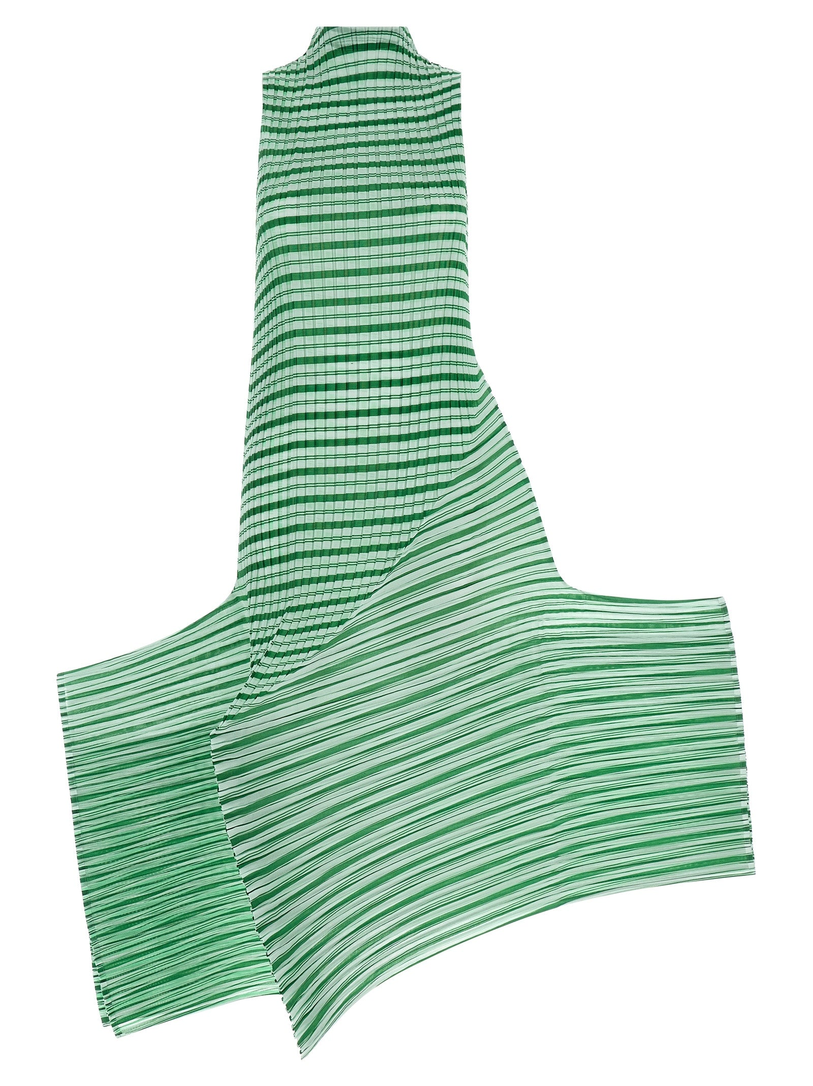 Issey Miyake Bicolor Polyester Long Dress