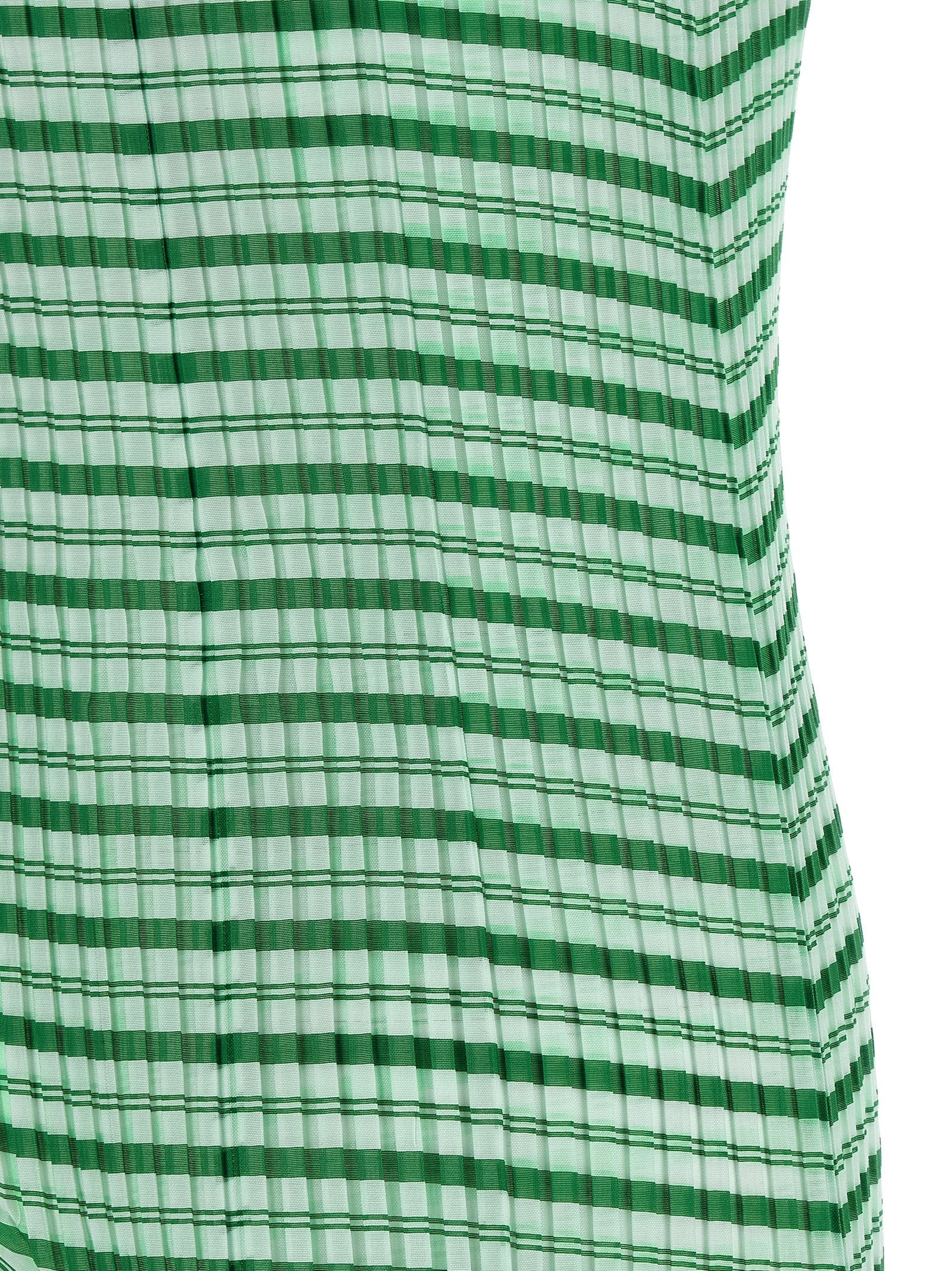 Issey Miyake Bicolor Polyester Long Dress