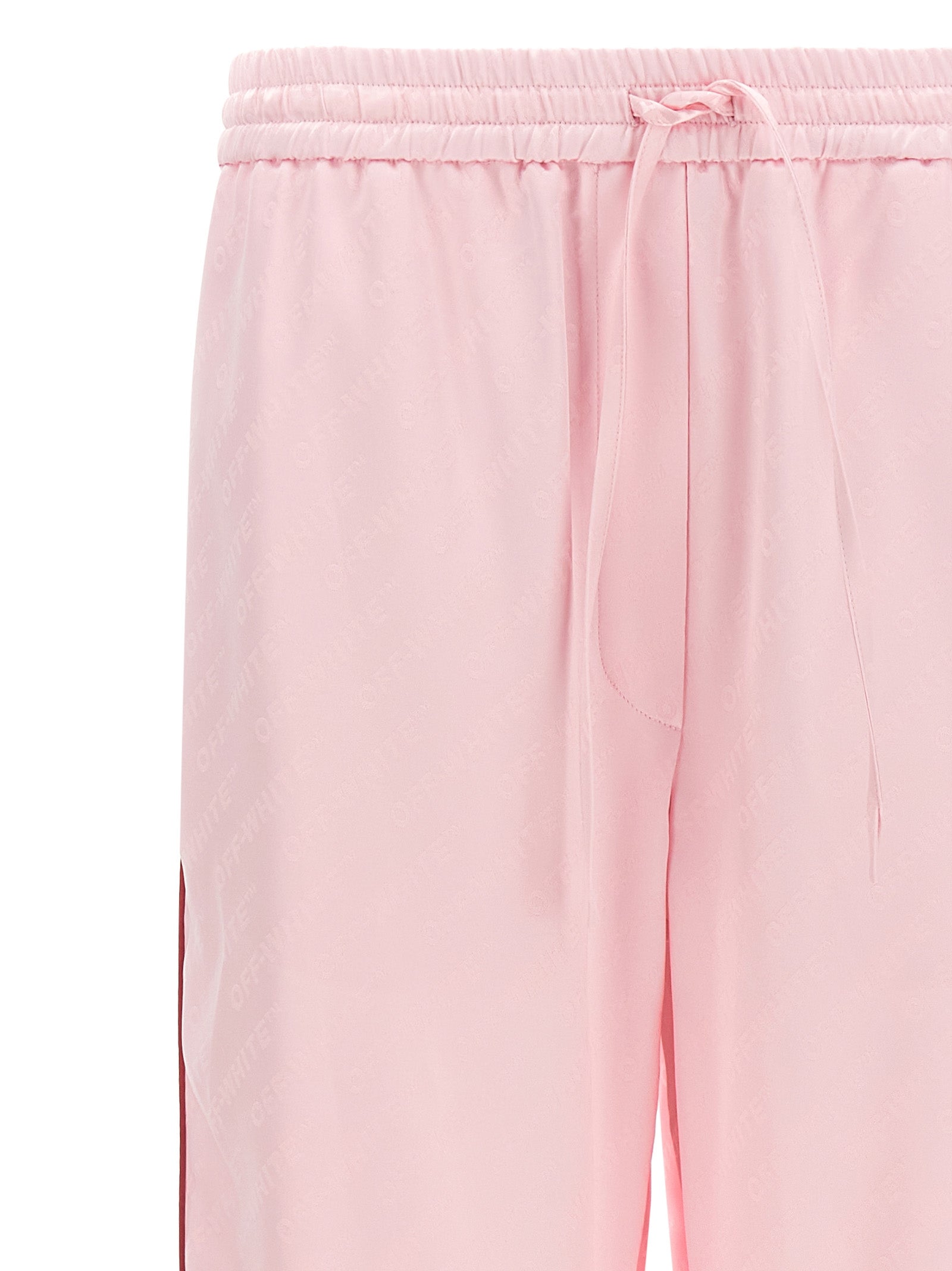 Off-White Multicolor Viscose Casual Pants
