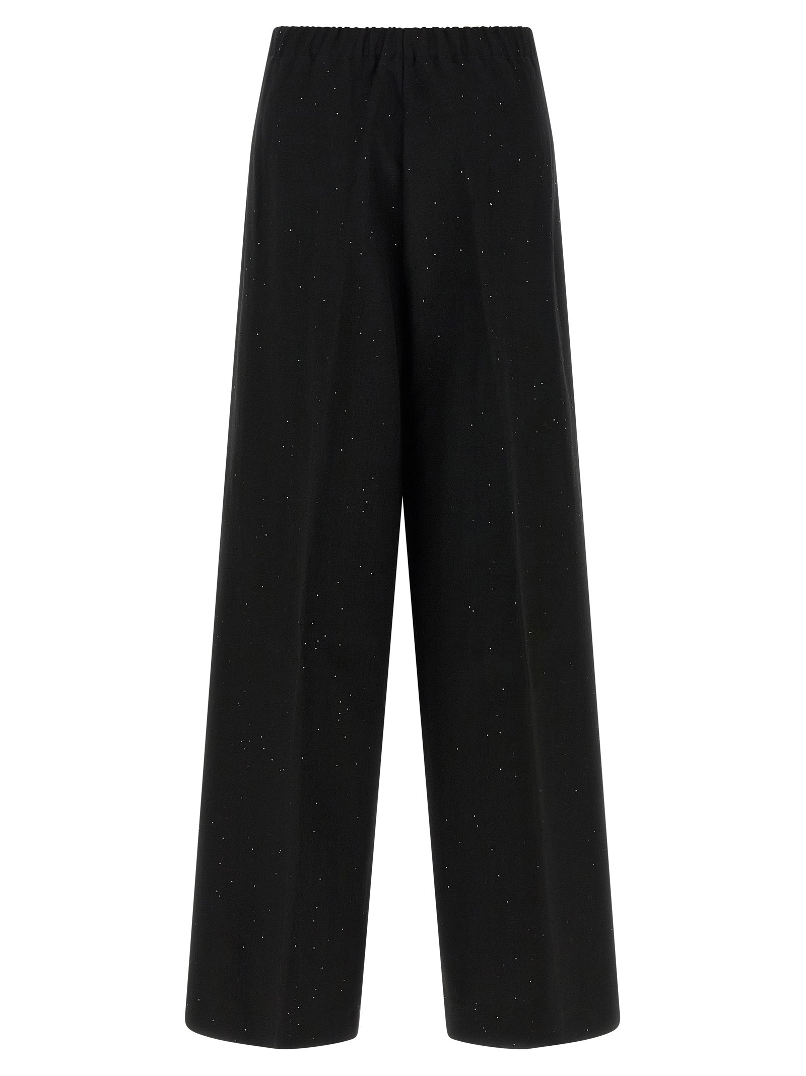 Herno Black Viscose Pants