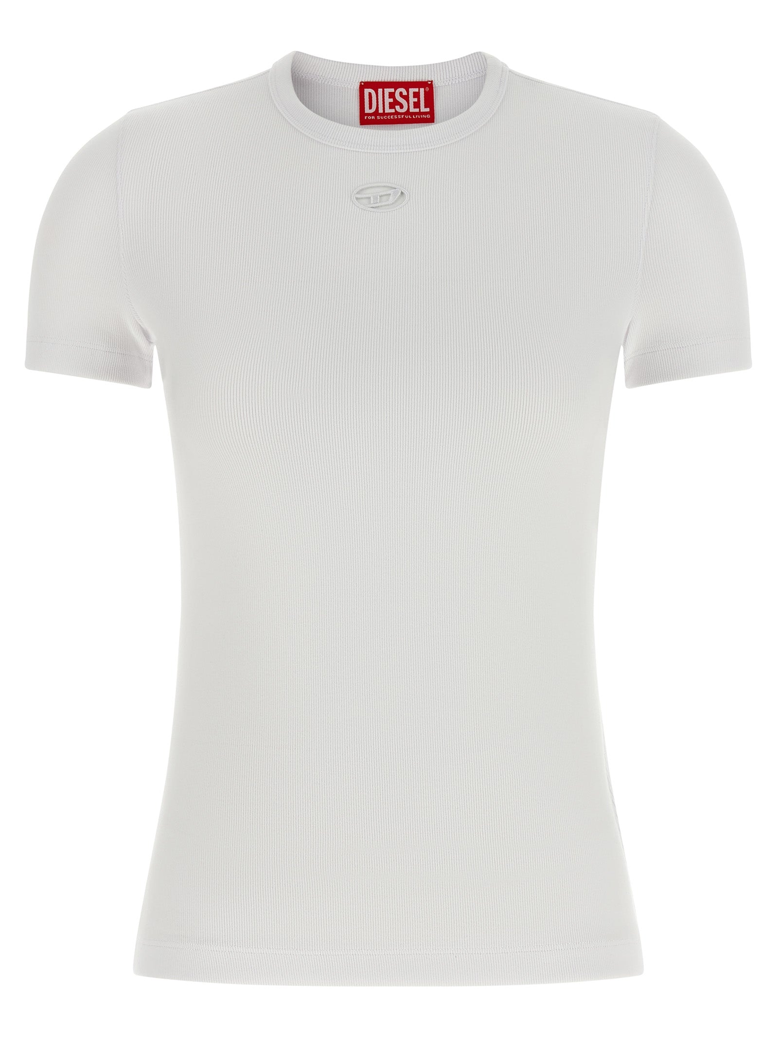 Diesel White Cotton T-Shirt
