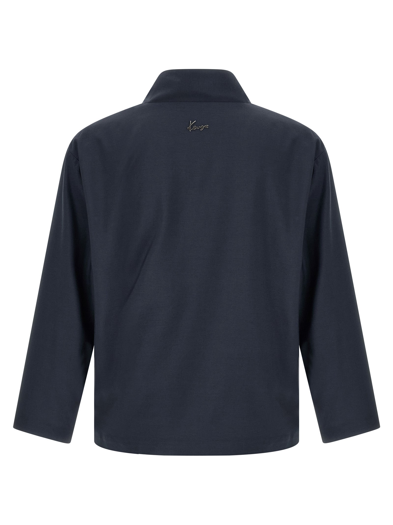 Kenzo Blue Viscose Blazer