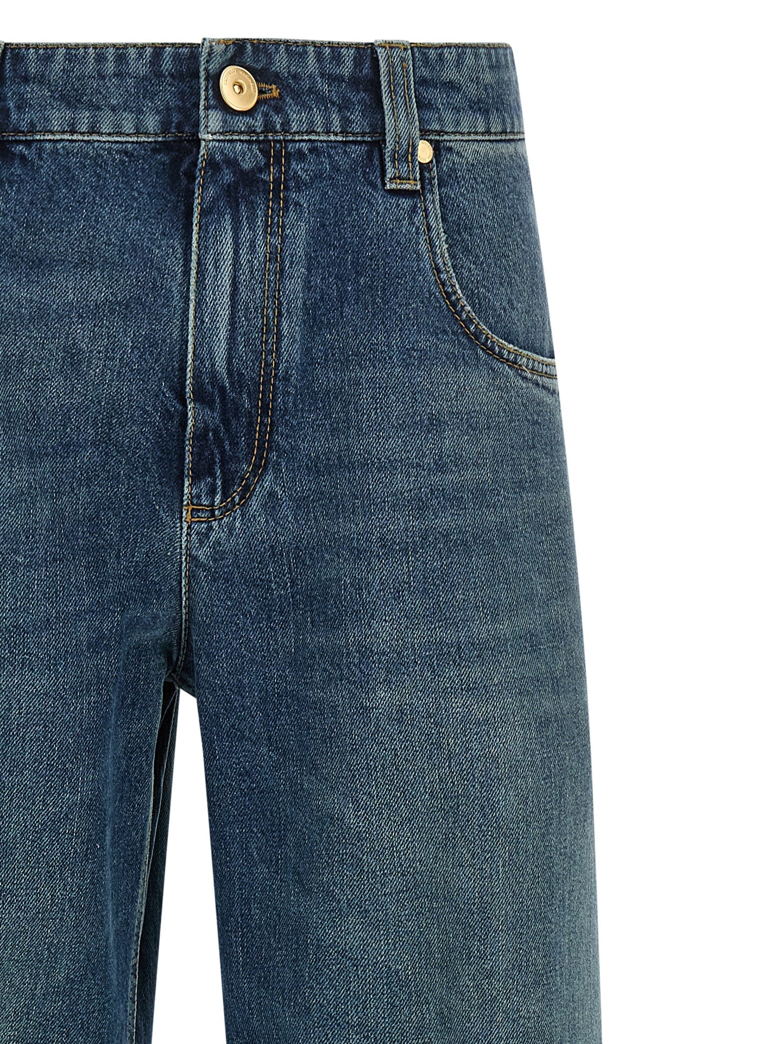Brunello Cucinelli Blue Cotton Jeans Denim