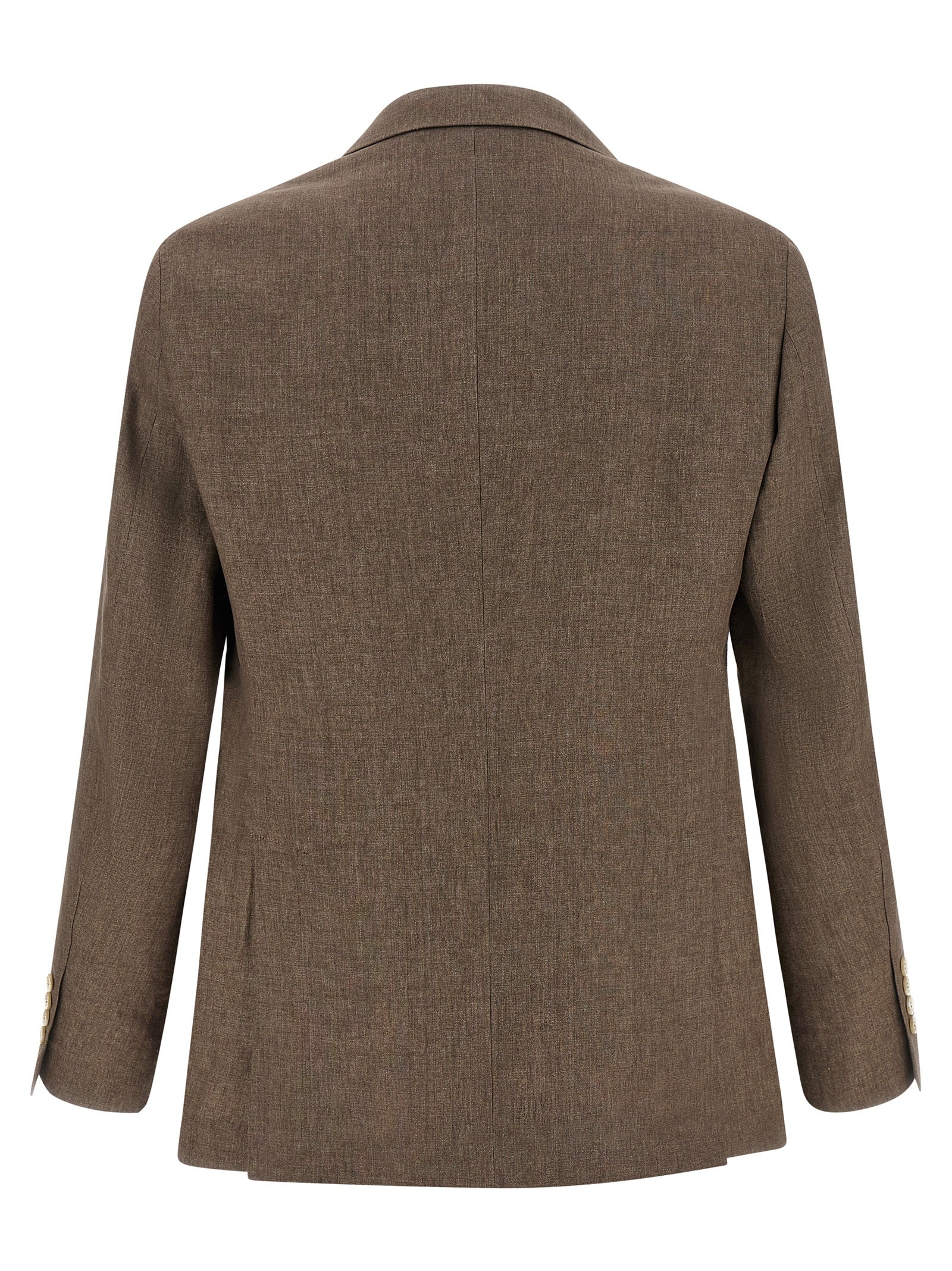 Brunello Cucinelli Brown Linen Blazer