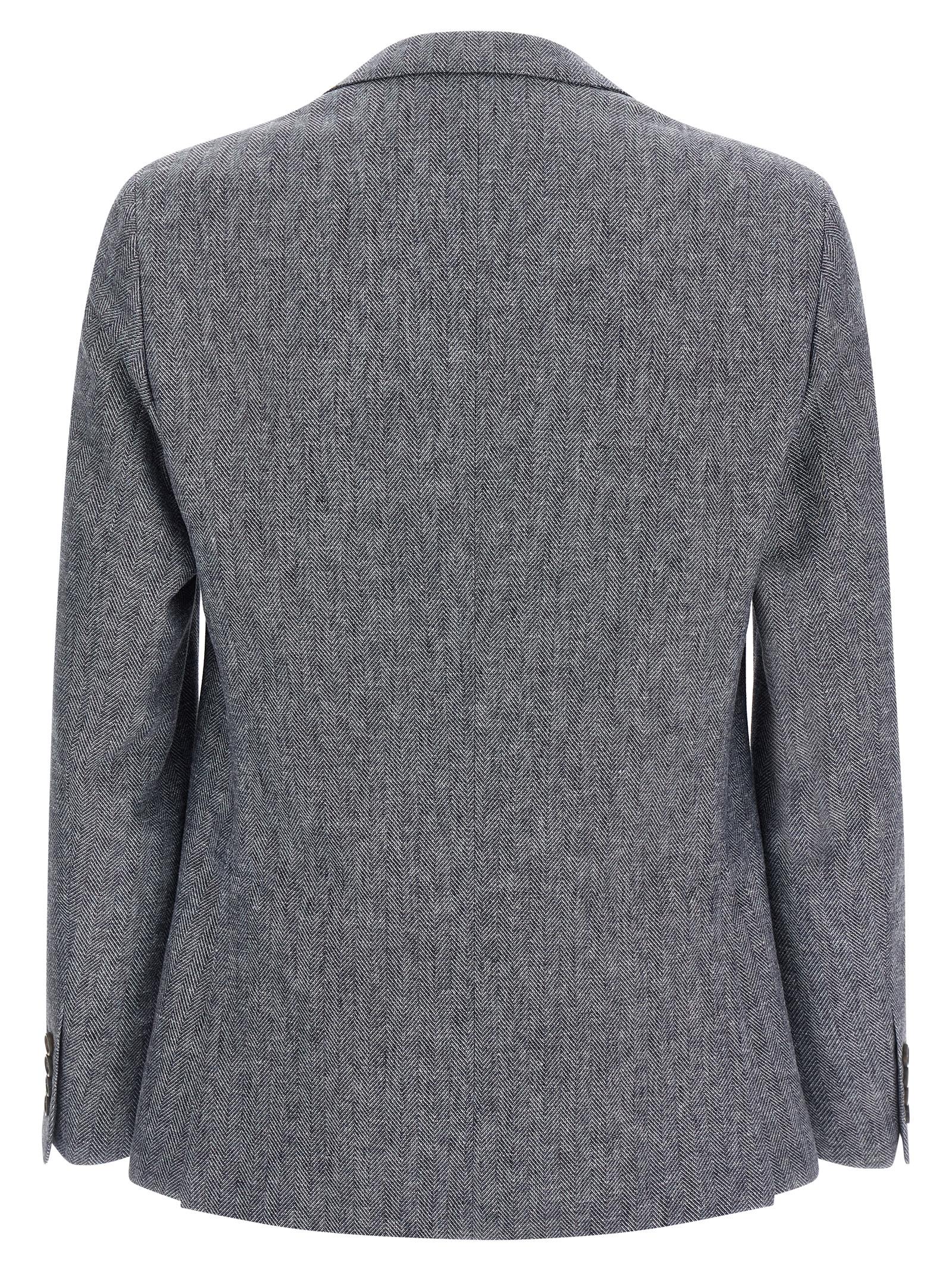 Pal Zileri Blue Linen Blazer