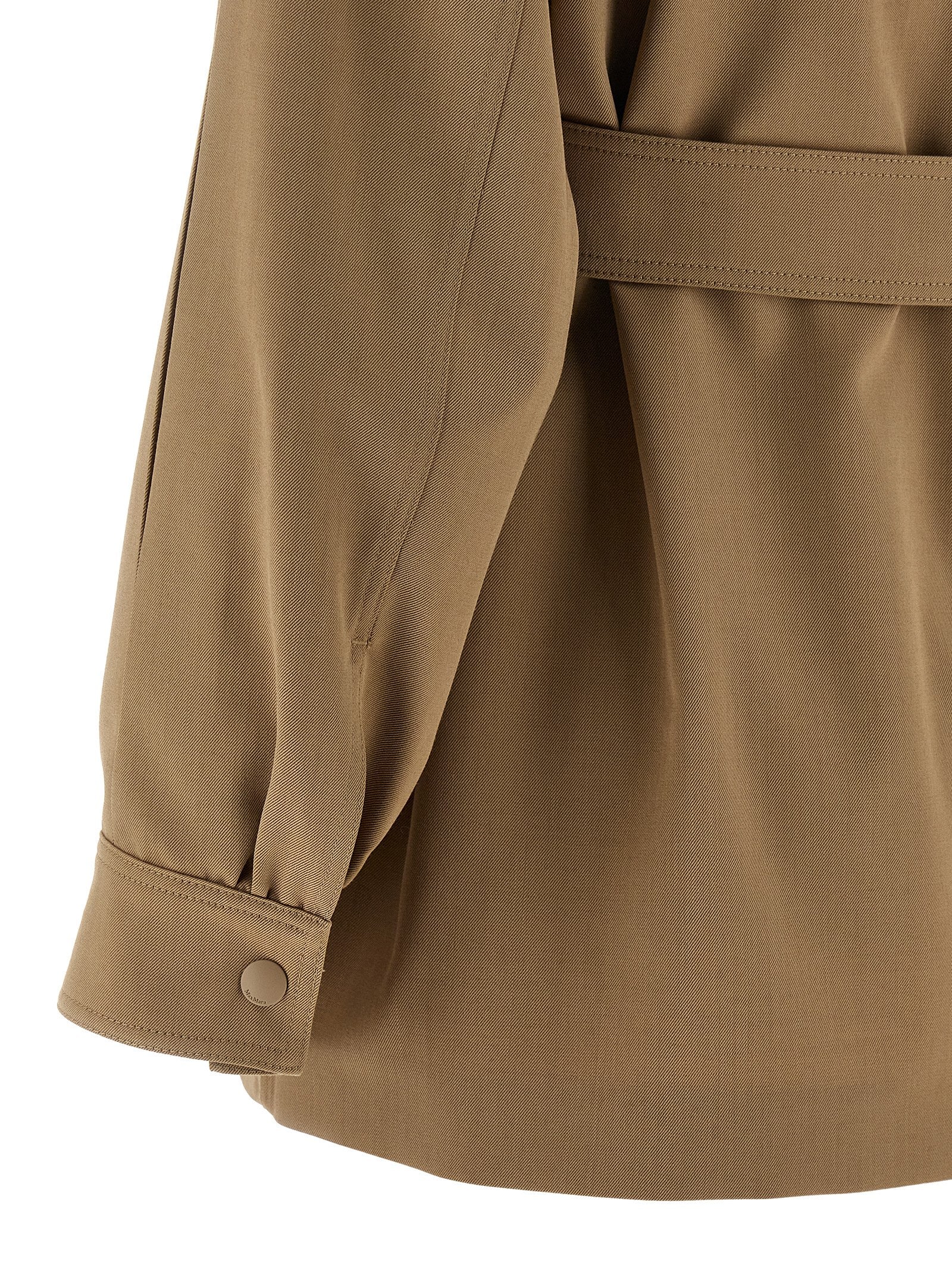Max Mara Beige Virgin Wool Blouse