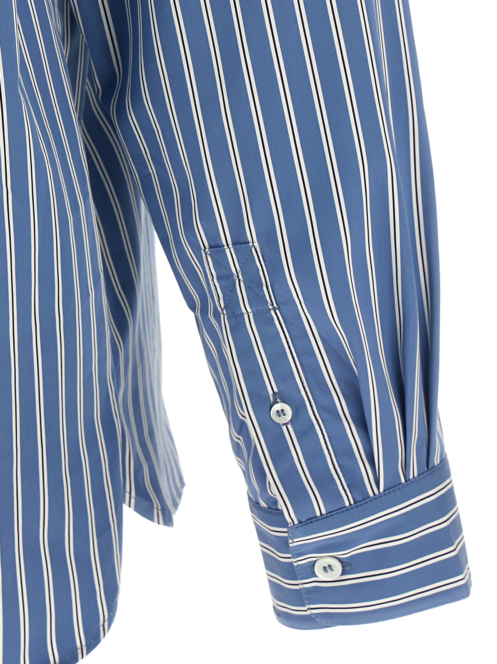 A.P.C. Blue Cotton Blouse