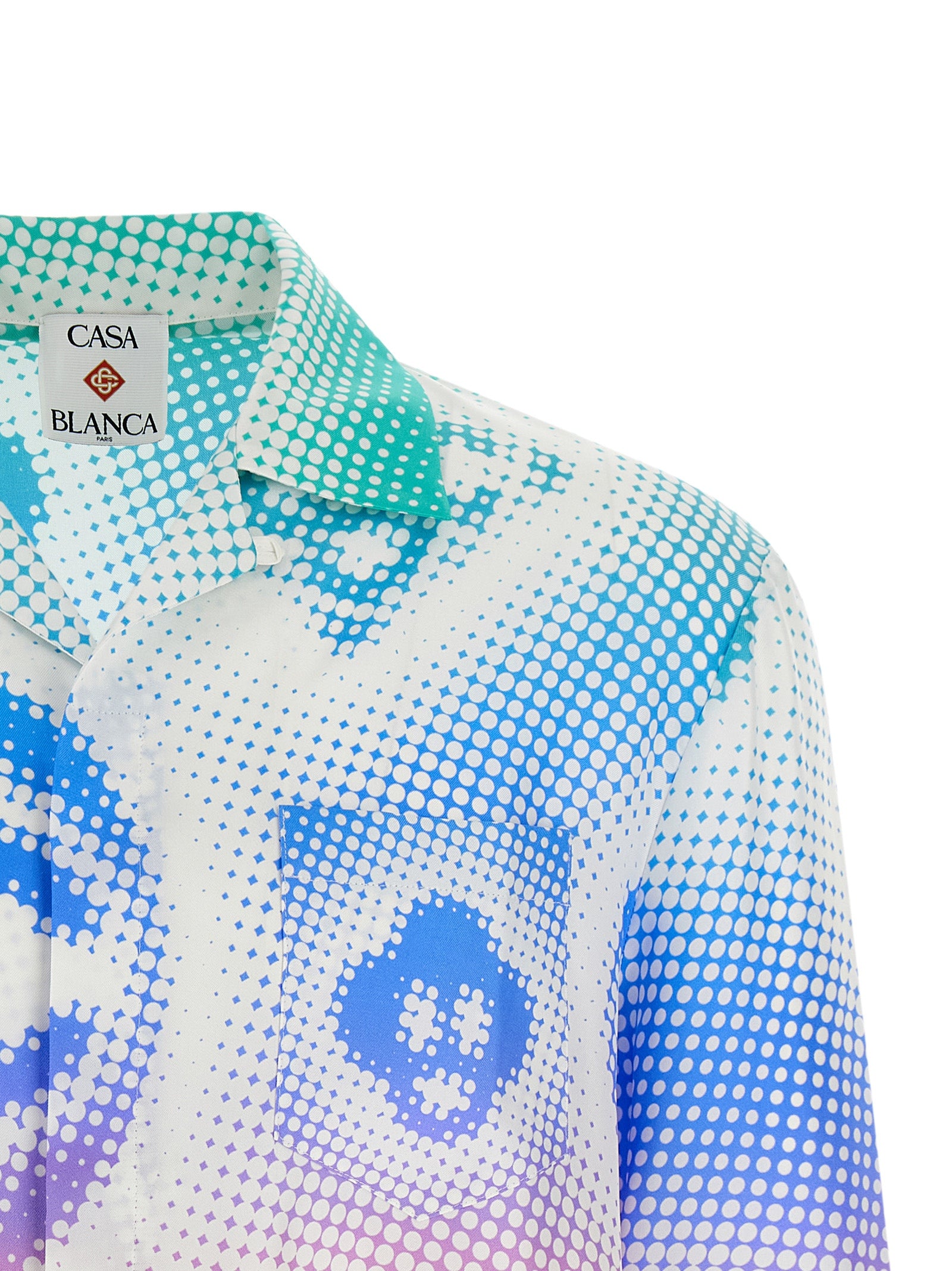 Casablanca Multicolor Silk Blouse
