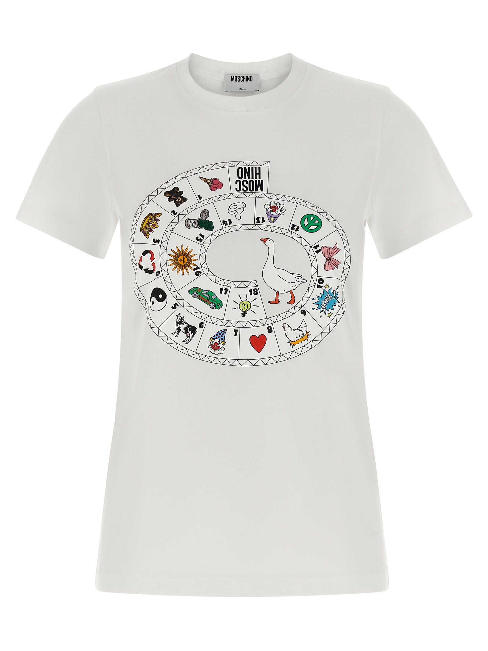 Moschino White Cotton T-Shirt