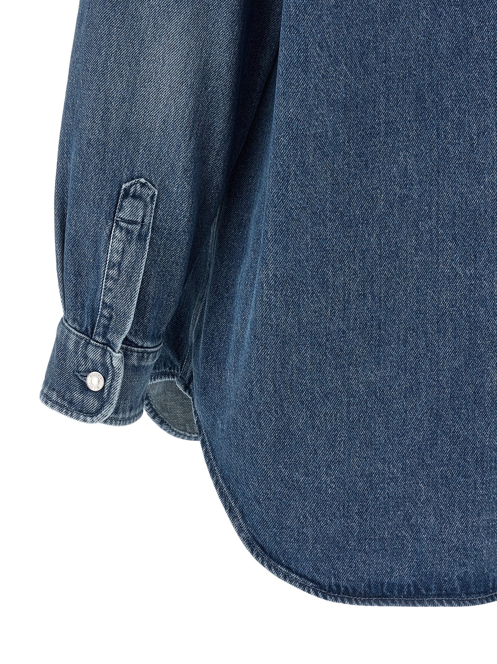 Moschino Blue Cotton Blouse
