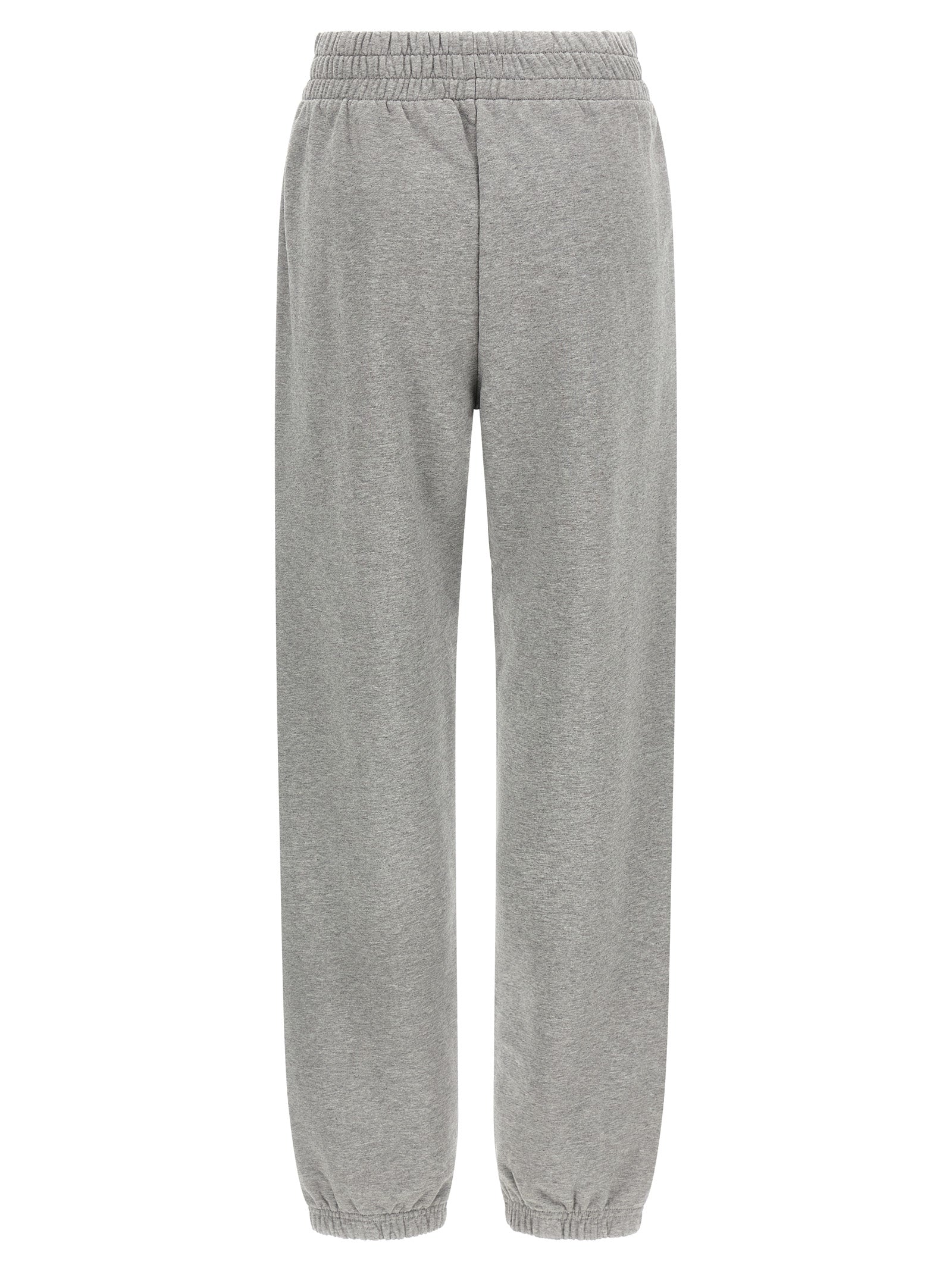 Off-White Gray Cotton Joggers (Workout Pants)