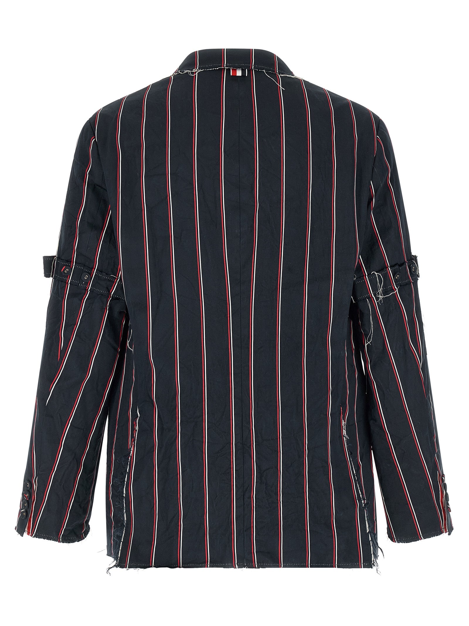 Thom Browne Blue Silk Blazer