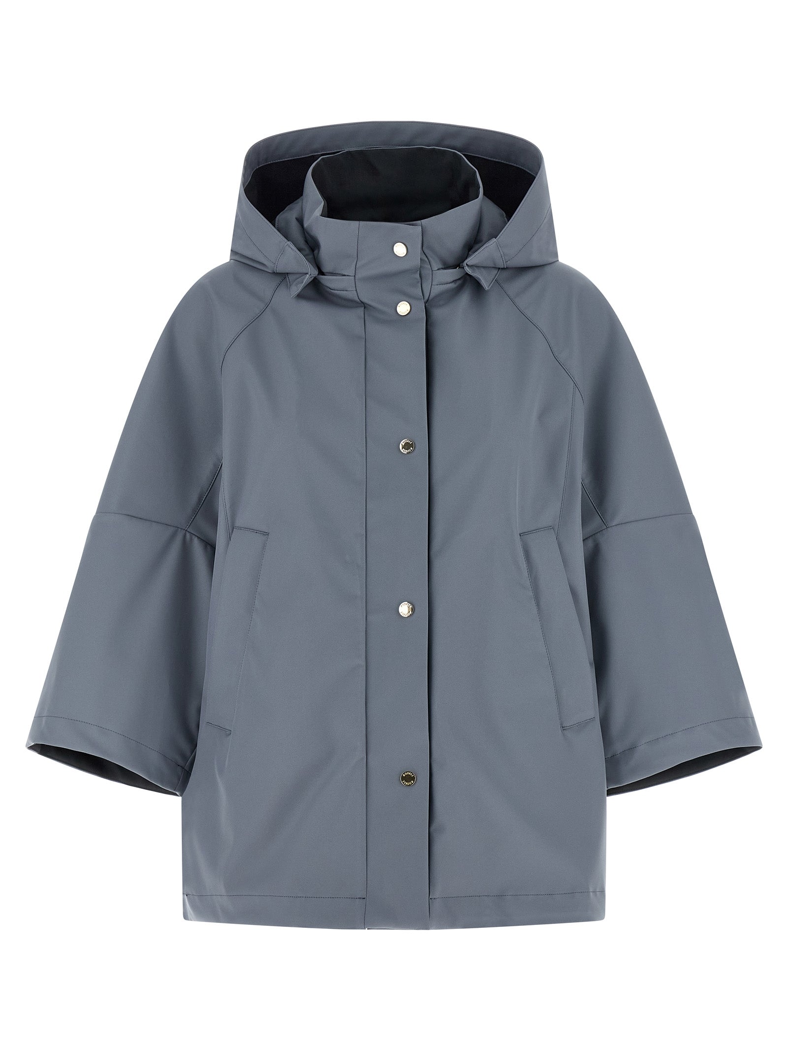 MooRER Blue Polyester Shell Jacket