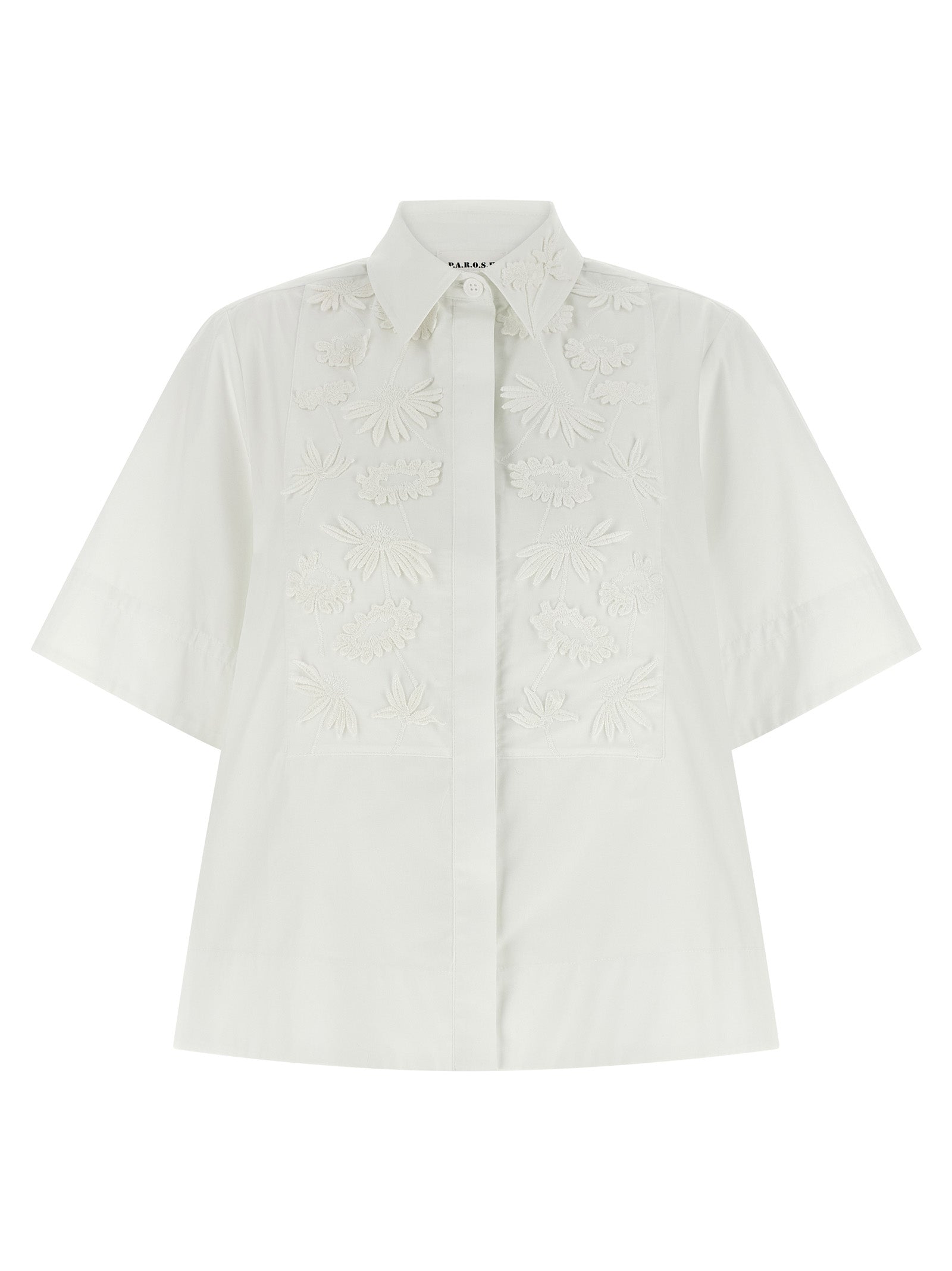 P.A.R.O.S.H. White Cotton Blouse