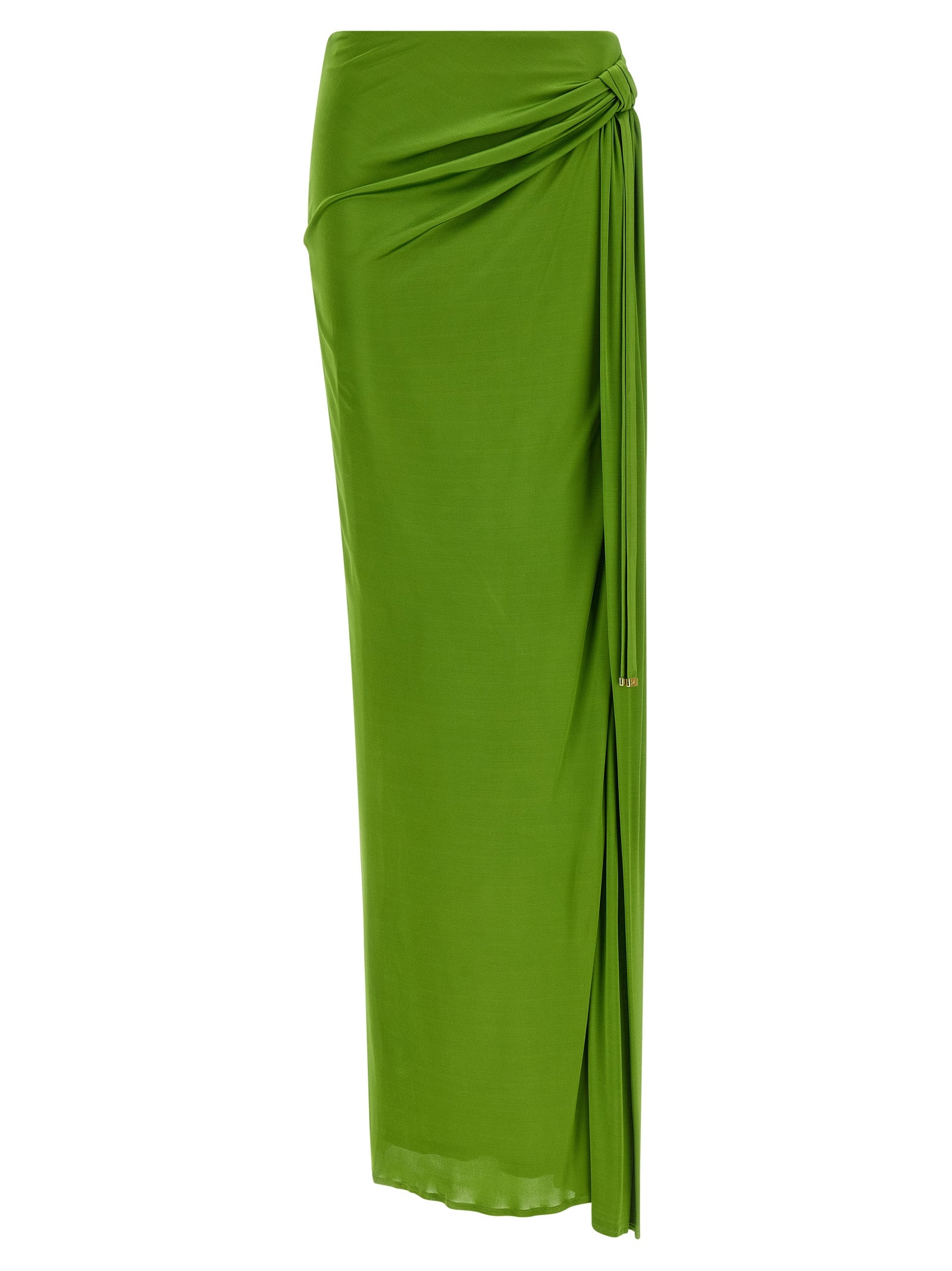 Elisabetta Franchi Bicolor Viscose Mini Skirt