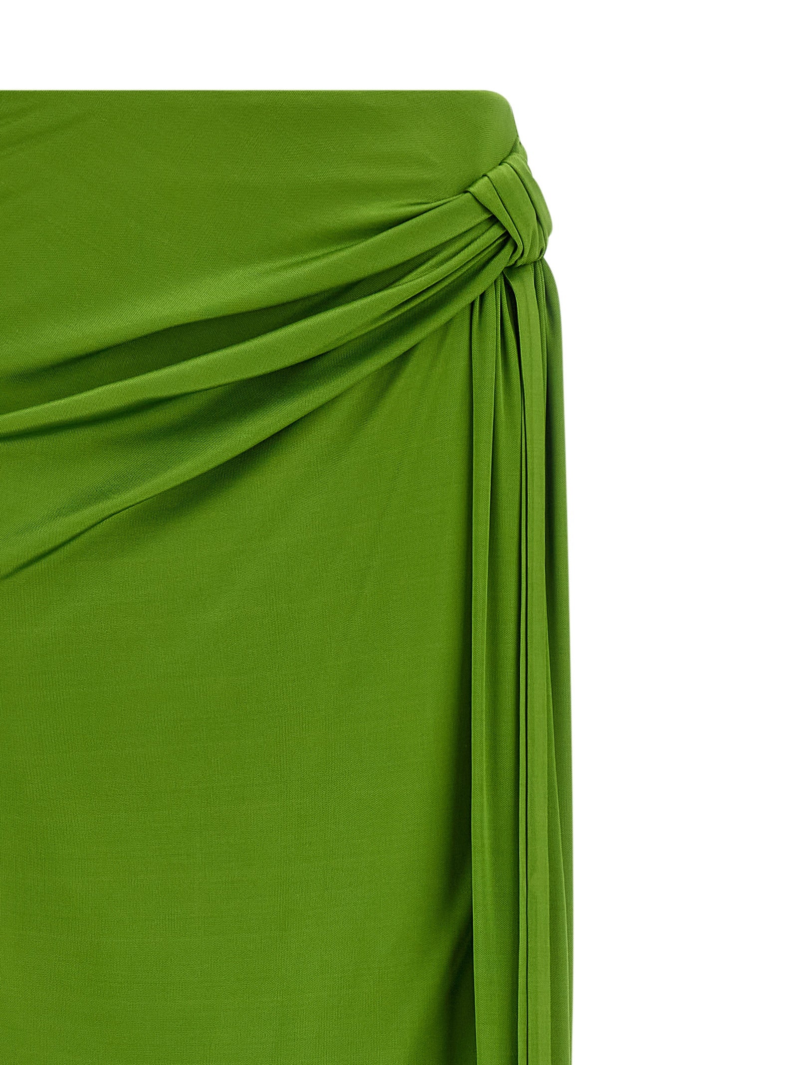 Elisabetta Franchi Bicolor Viscose Mini Skirt