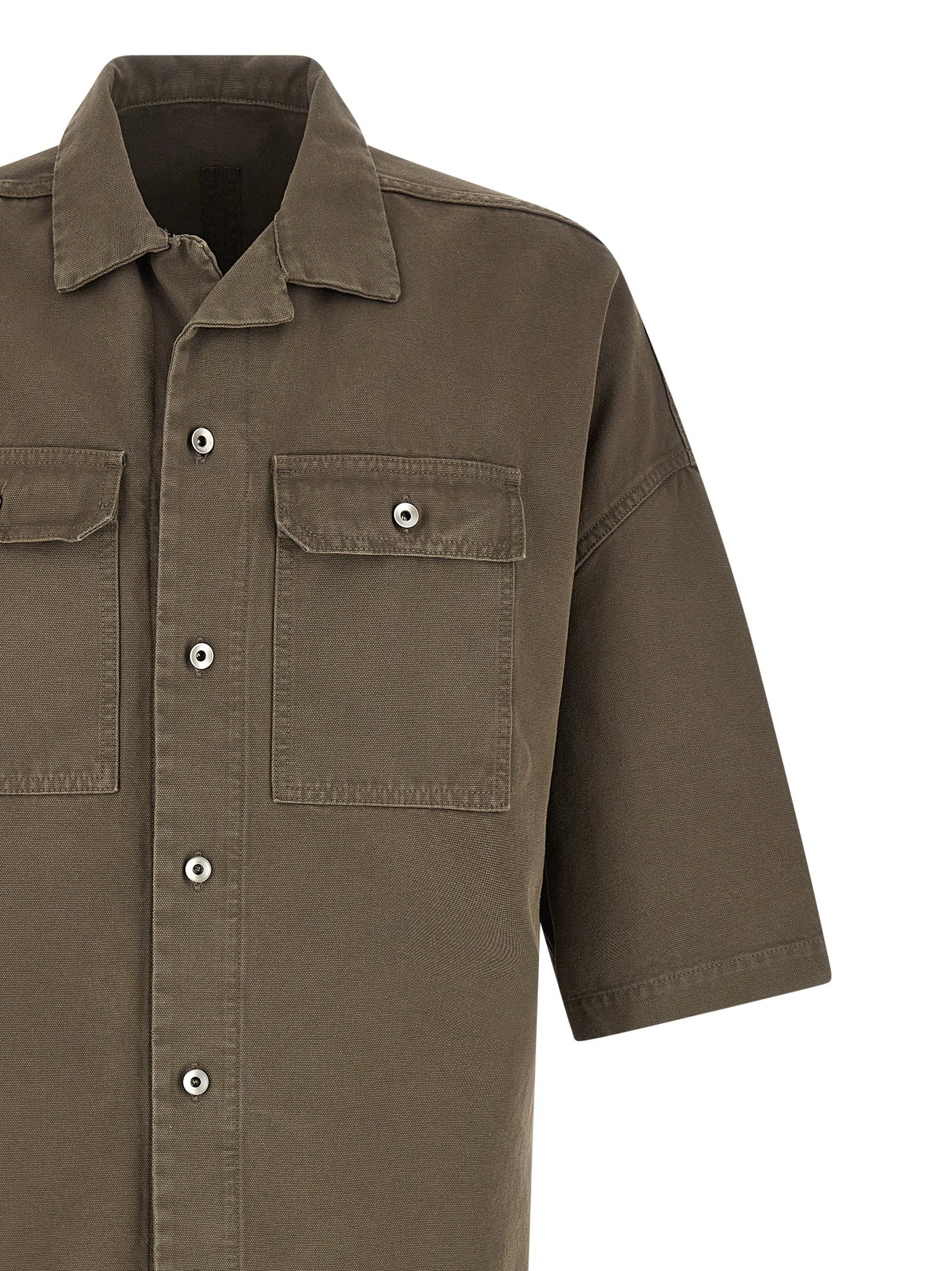 DRKSHDW Gray Cotton Blouse