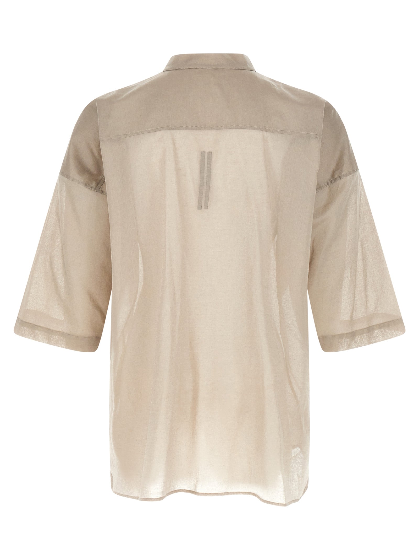 Rick Owens Gray Cotton Blouse