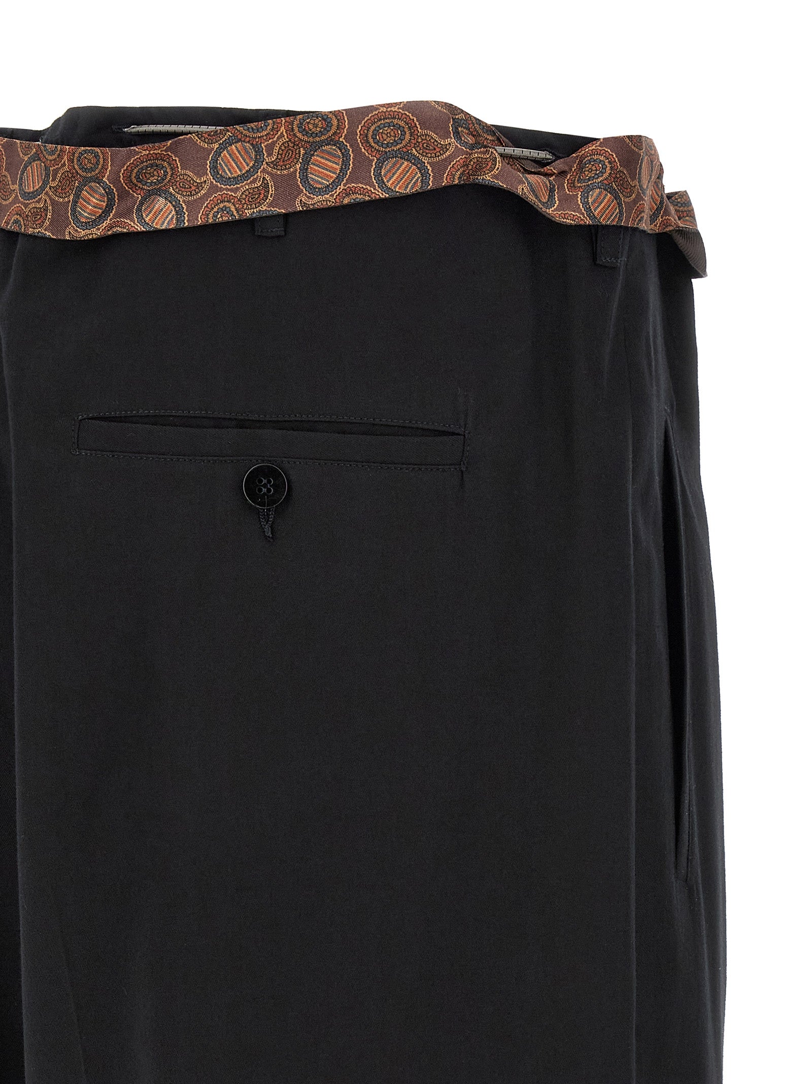 Magliano Black Cotton Casual Pants