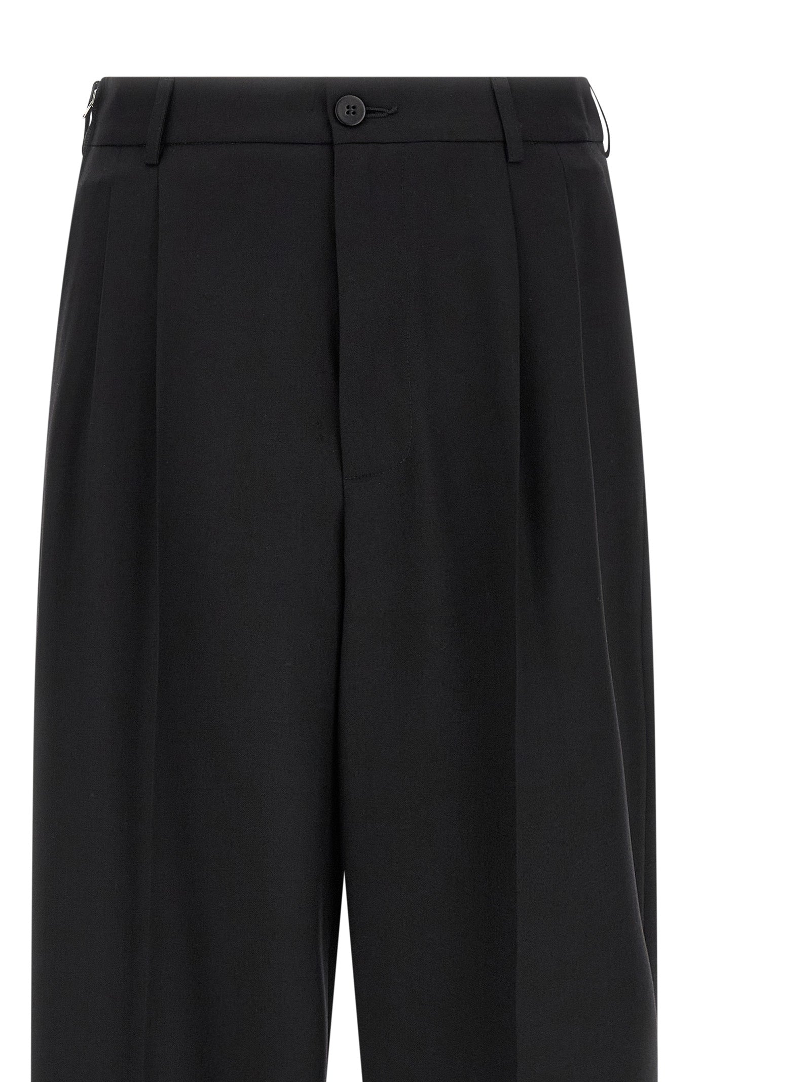 Magliano Black Wool Dress Pants