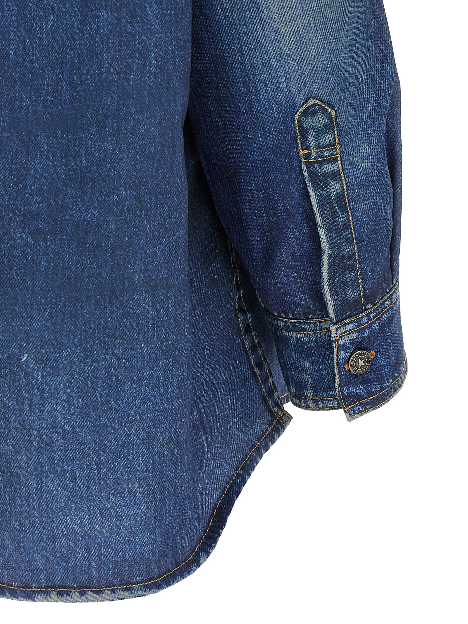 Golden Goose Blue Polyester Blouse