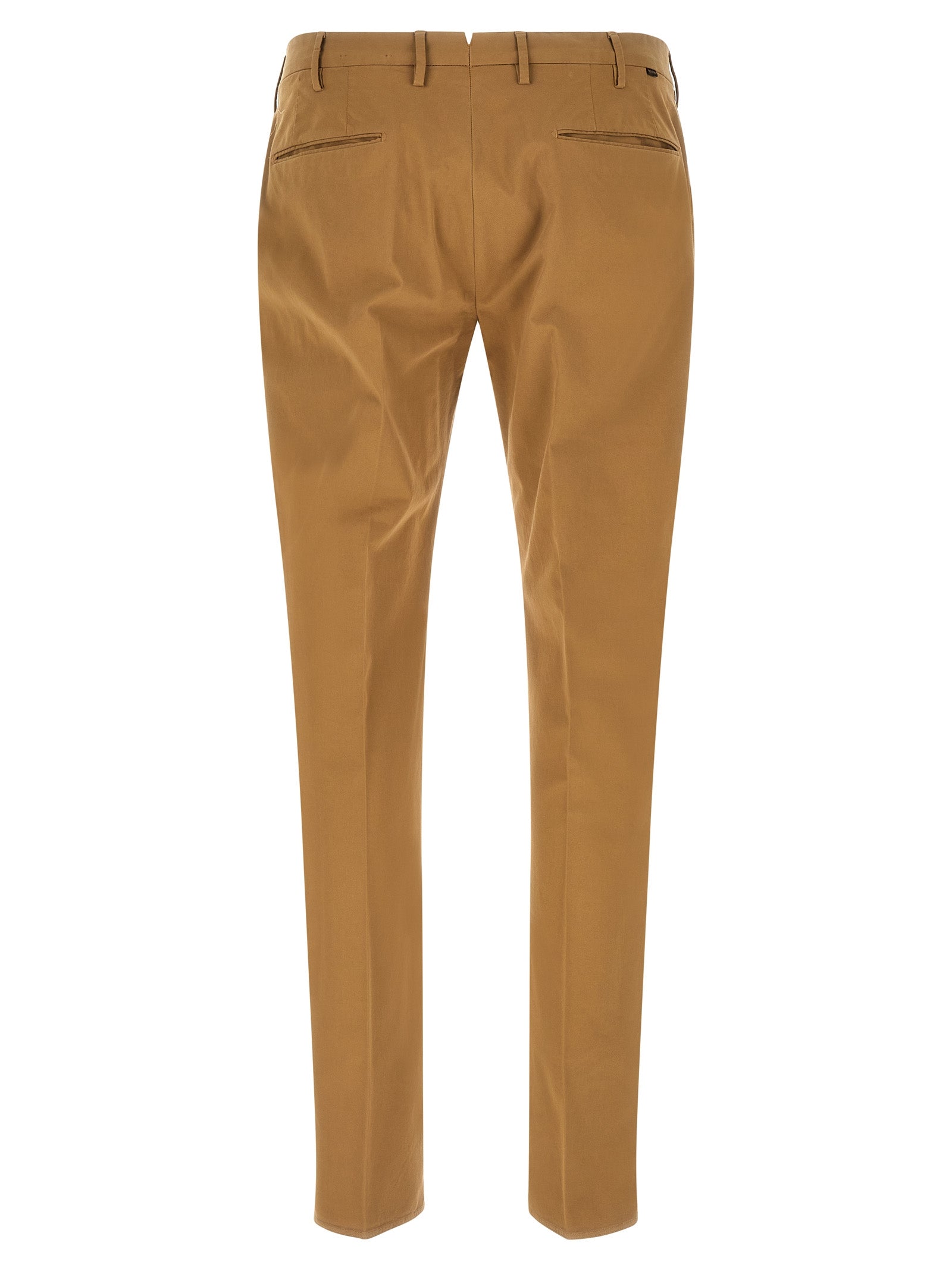Incotex Brown Cotton Casual Pants