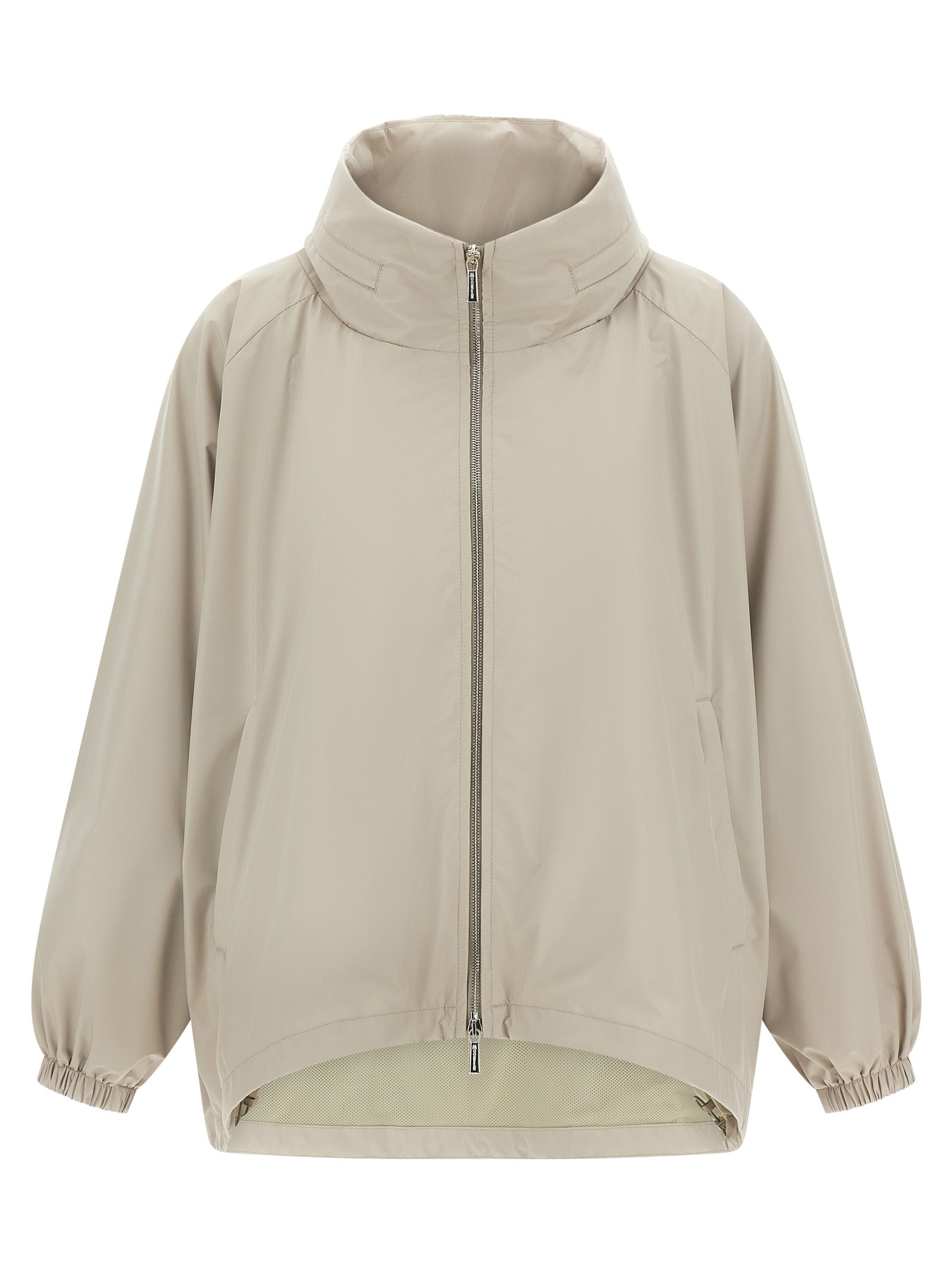 MooRER Gray Polyester Shell Jacket