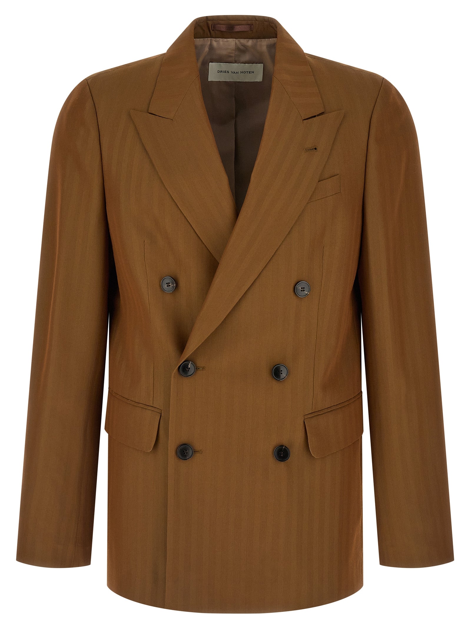 Dries Van Noten Brown Wool Blazer