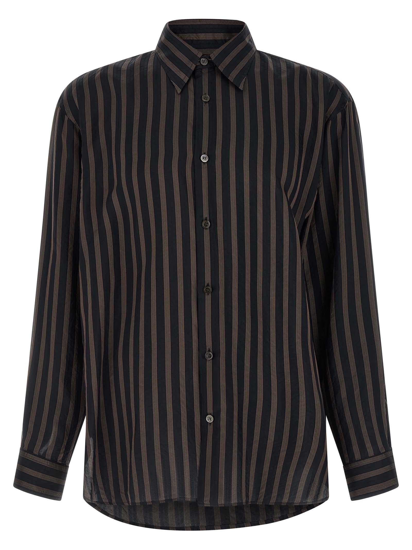 Dries Van Noten Black Copper Blouse
