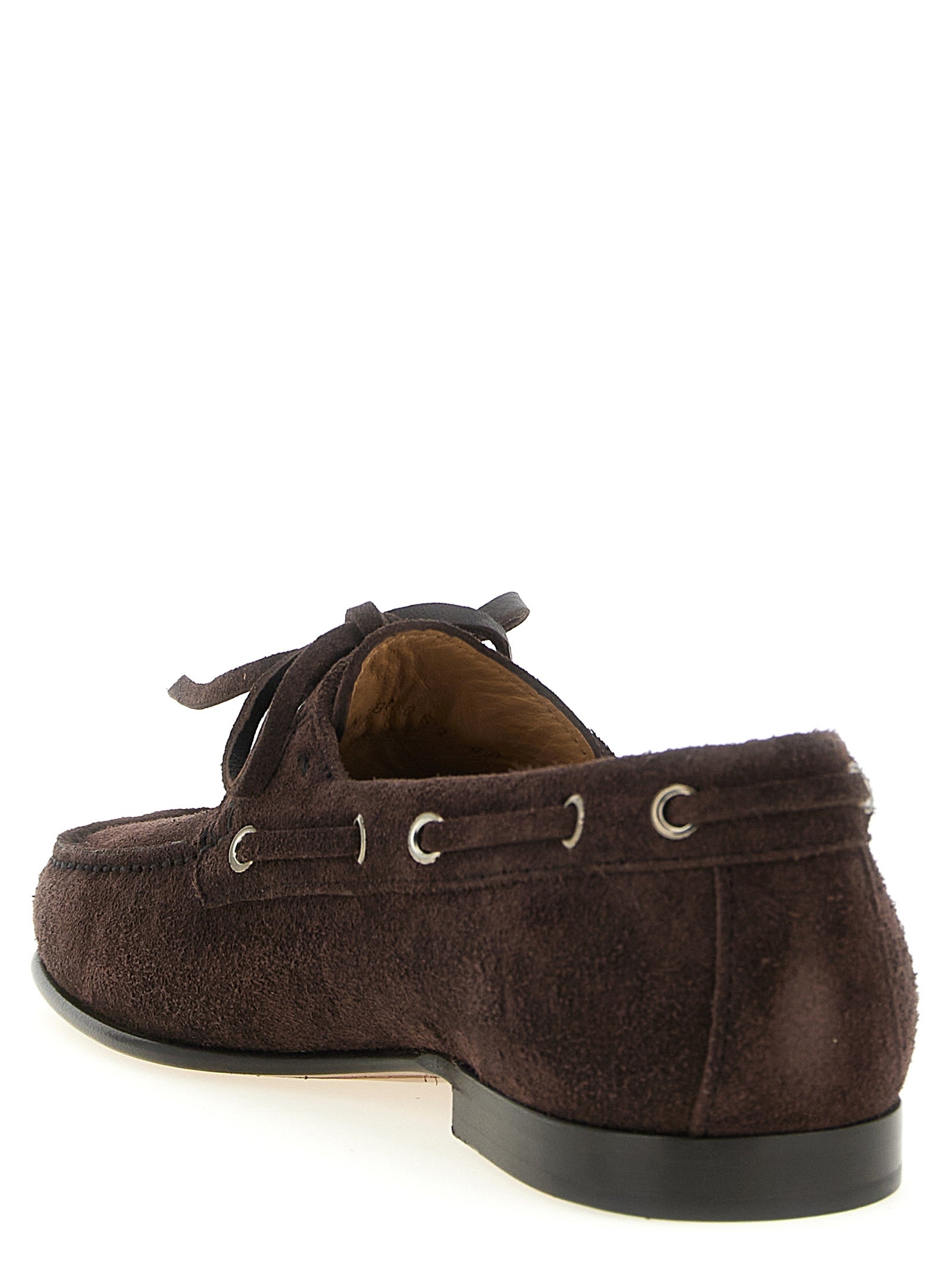 Valentino Garavani Brown Cowhide Slip-On Loafers