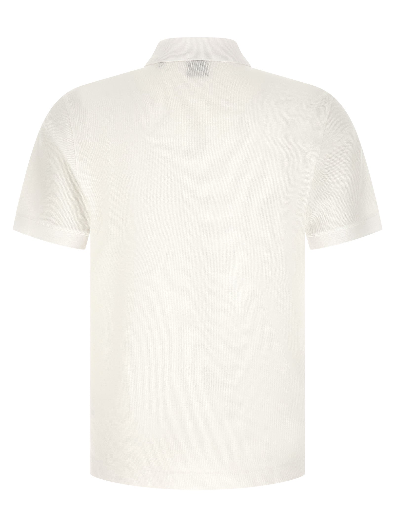Hugo Boss White Cotton Polo Shirt