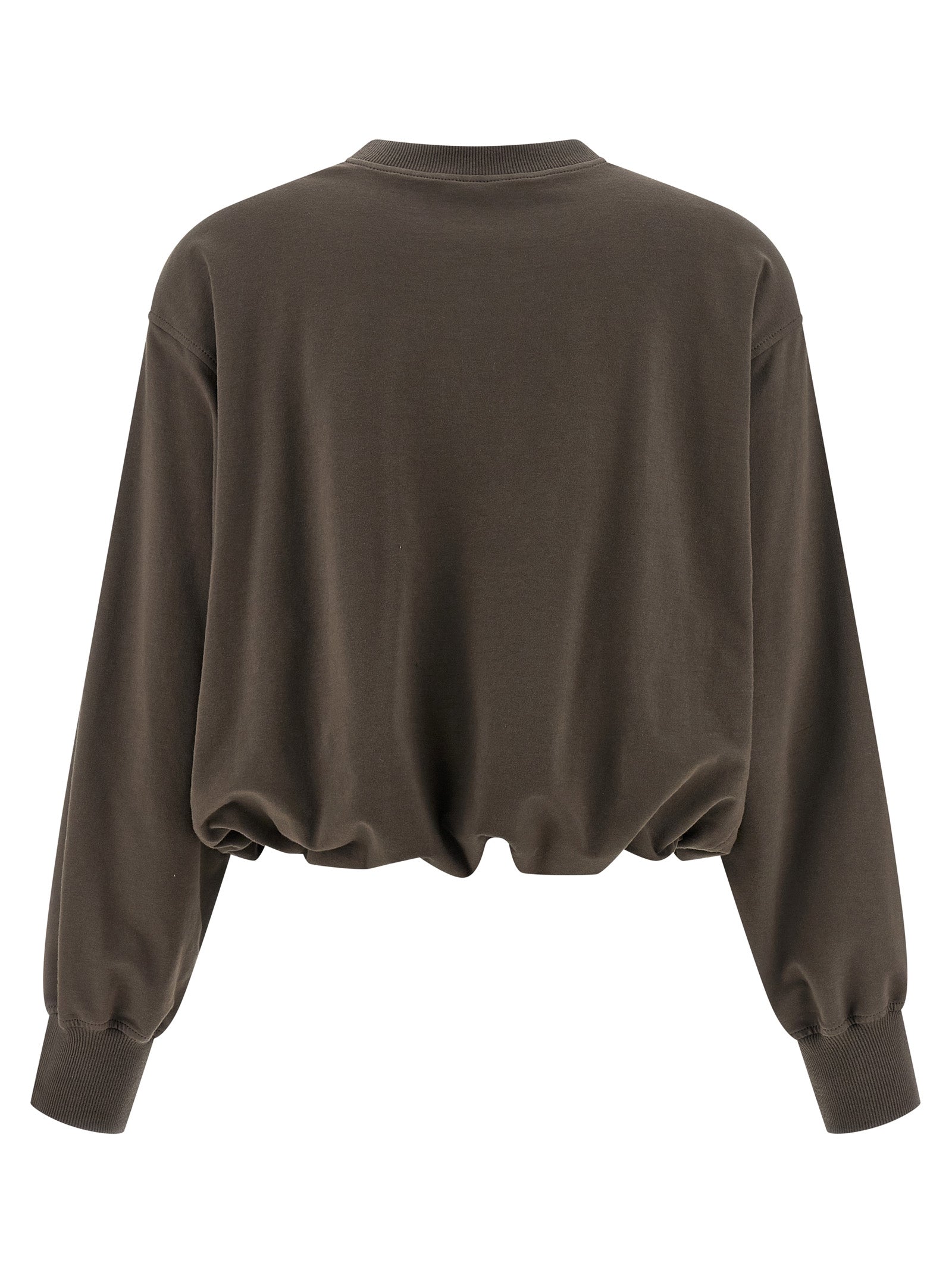 Brunello Cucinelli Brown Cotton Sweatshirt