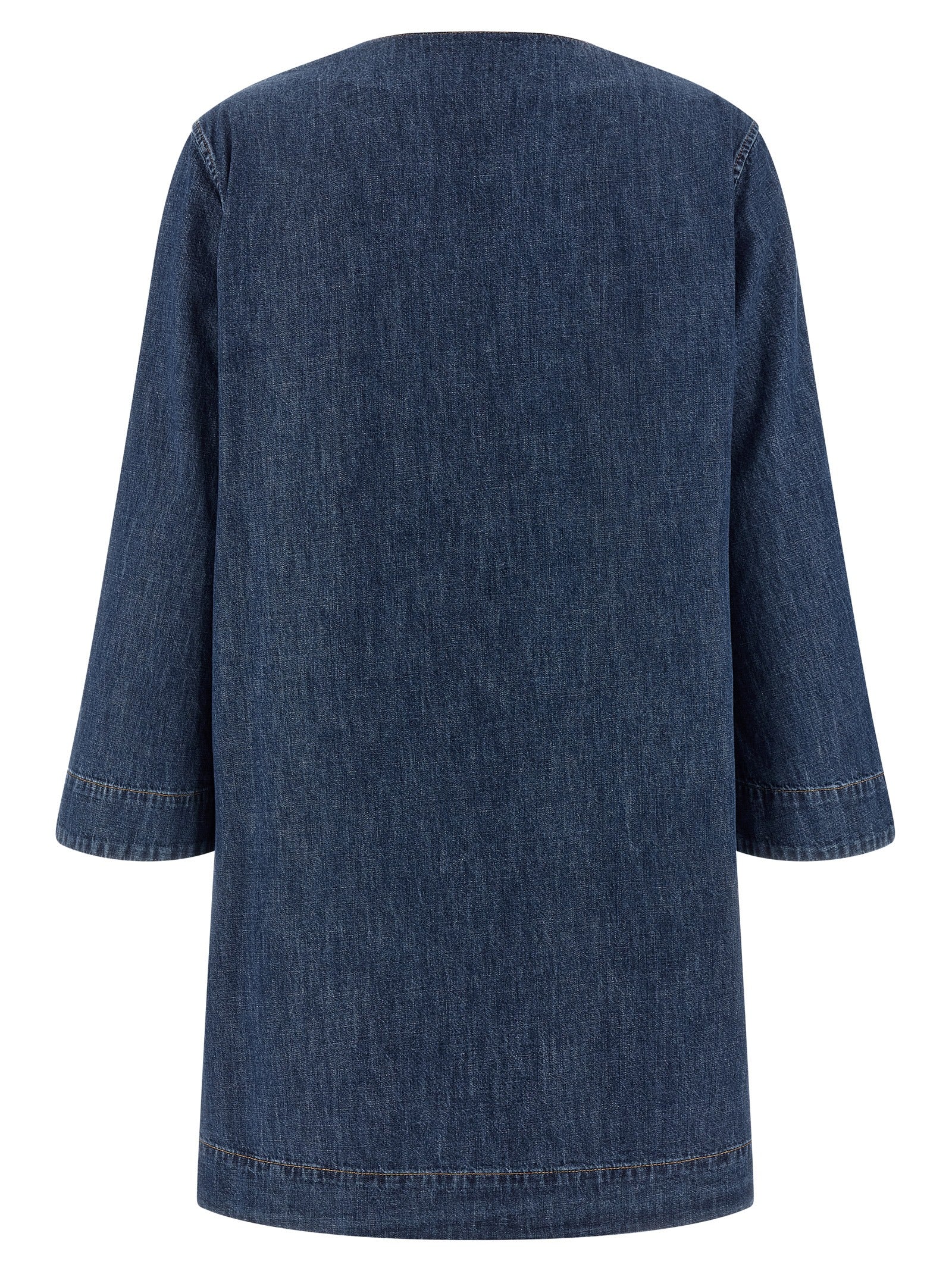 Valentino Garavani Blue Cotton Short Dress